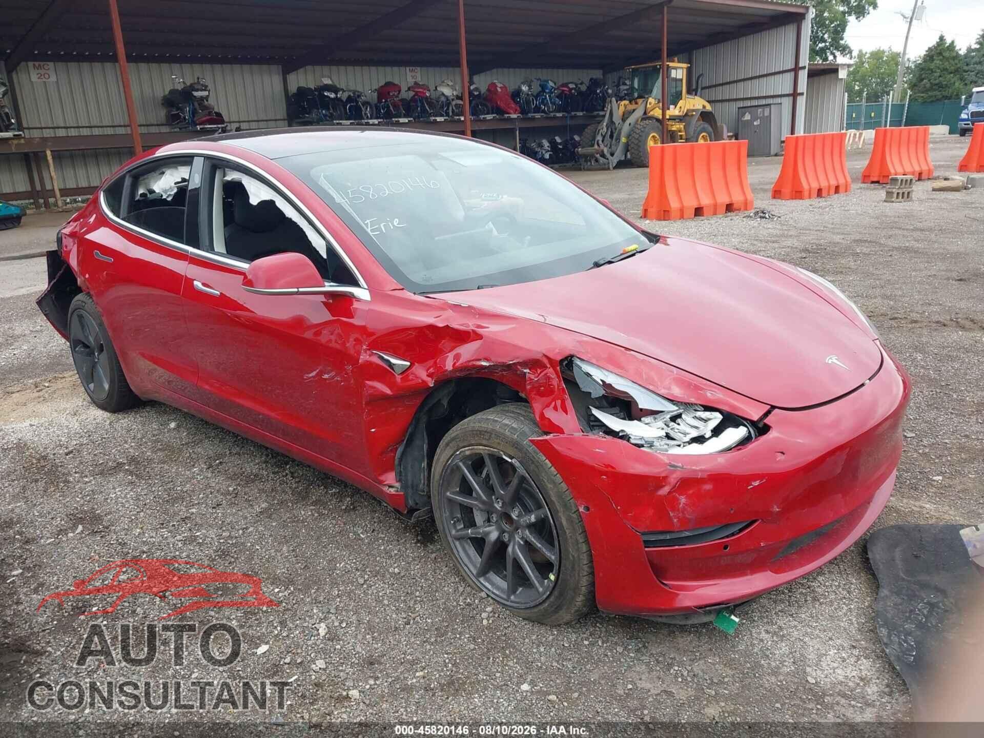 TESLA MODEL 3 2018 - 5YJ3E1EA5JF022472