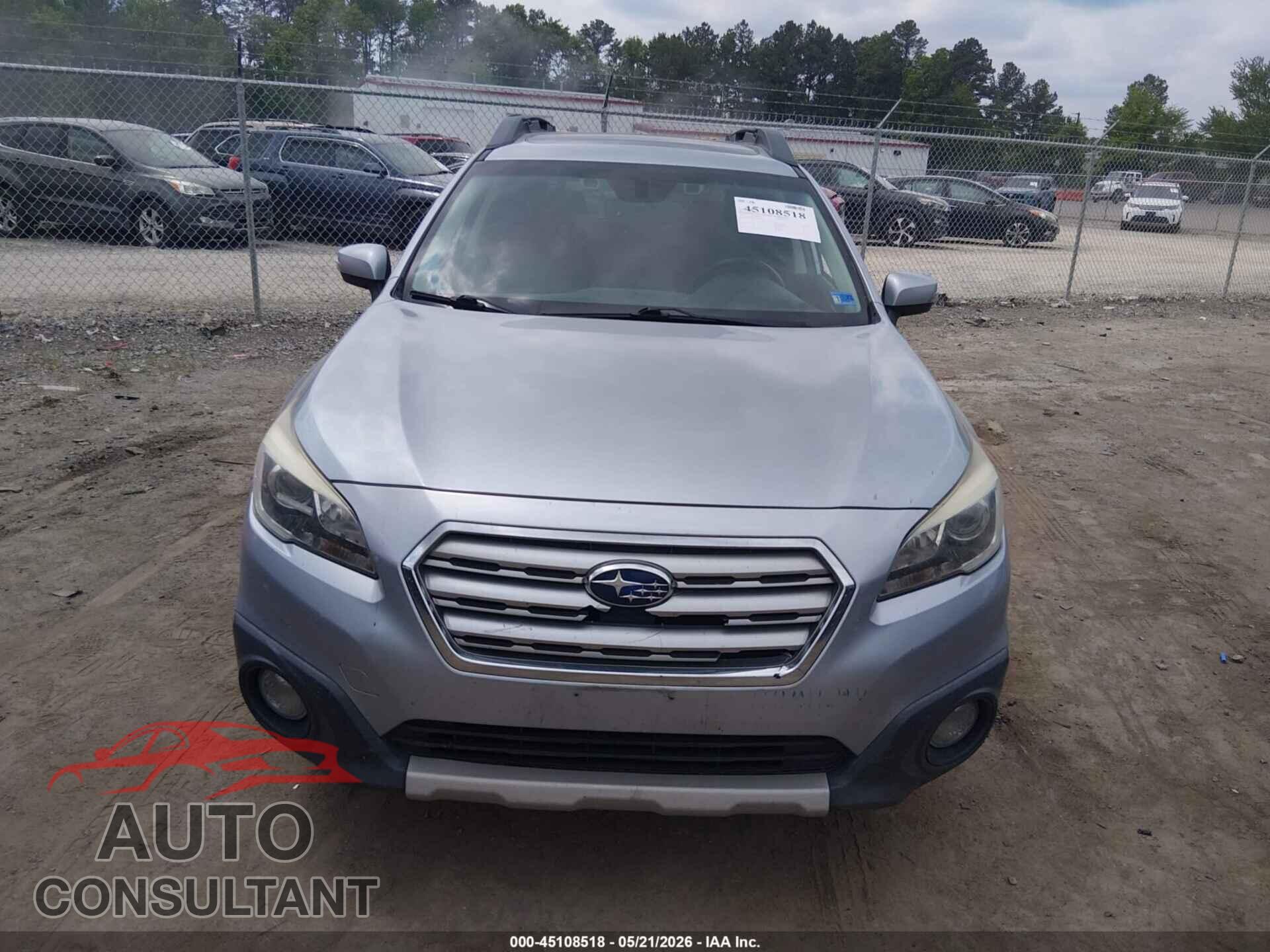 SUBARU OUTBACK 2017 - 4S4BSANCXH3261086