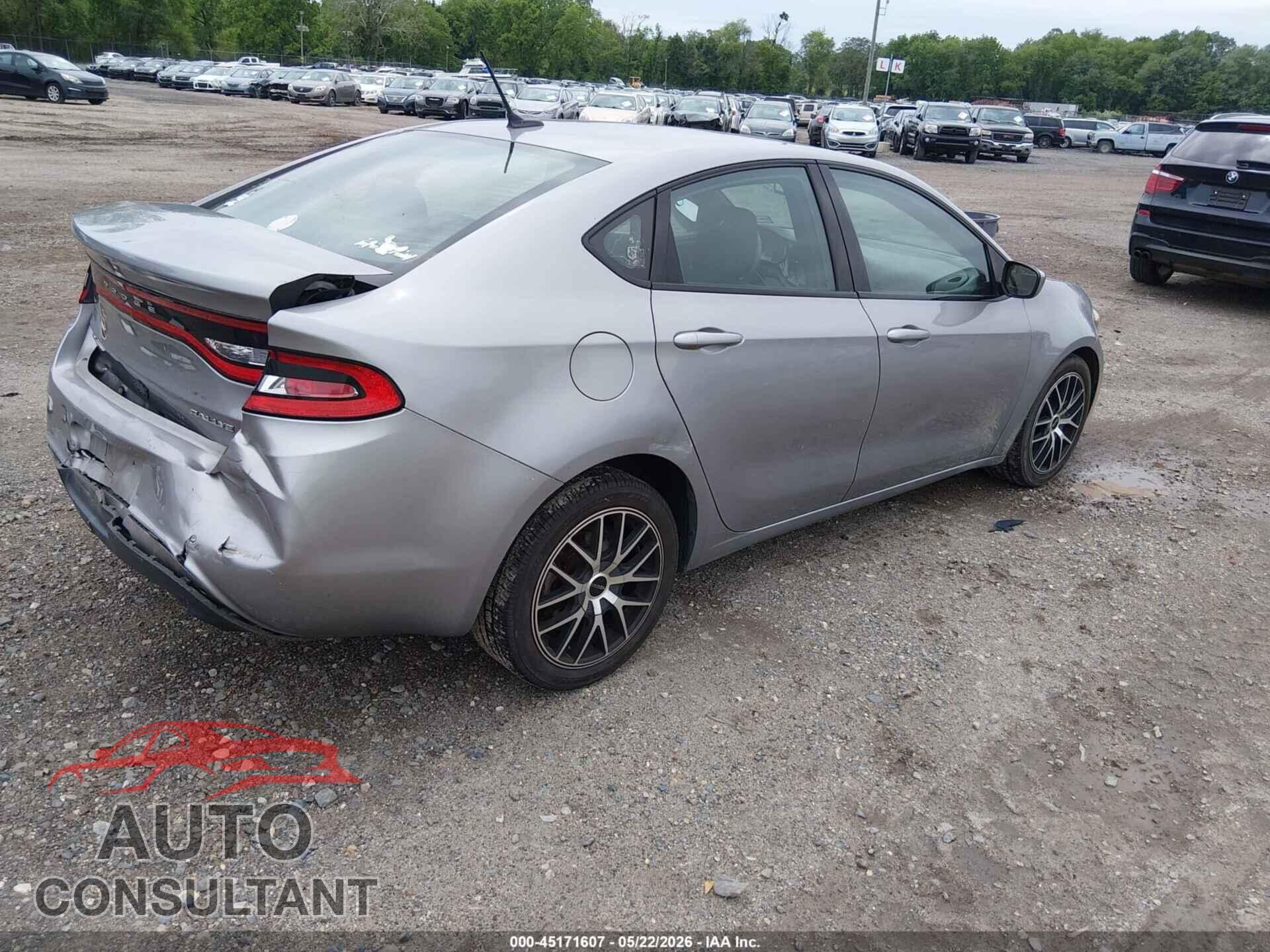 DODGE DART 2015 - 1C3CDFBB1FD346549