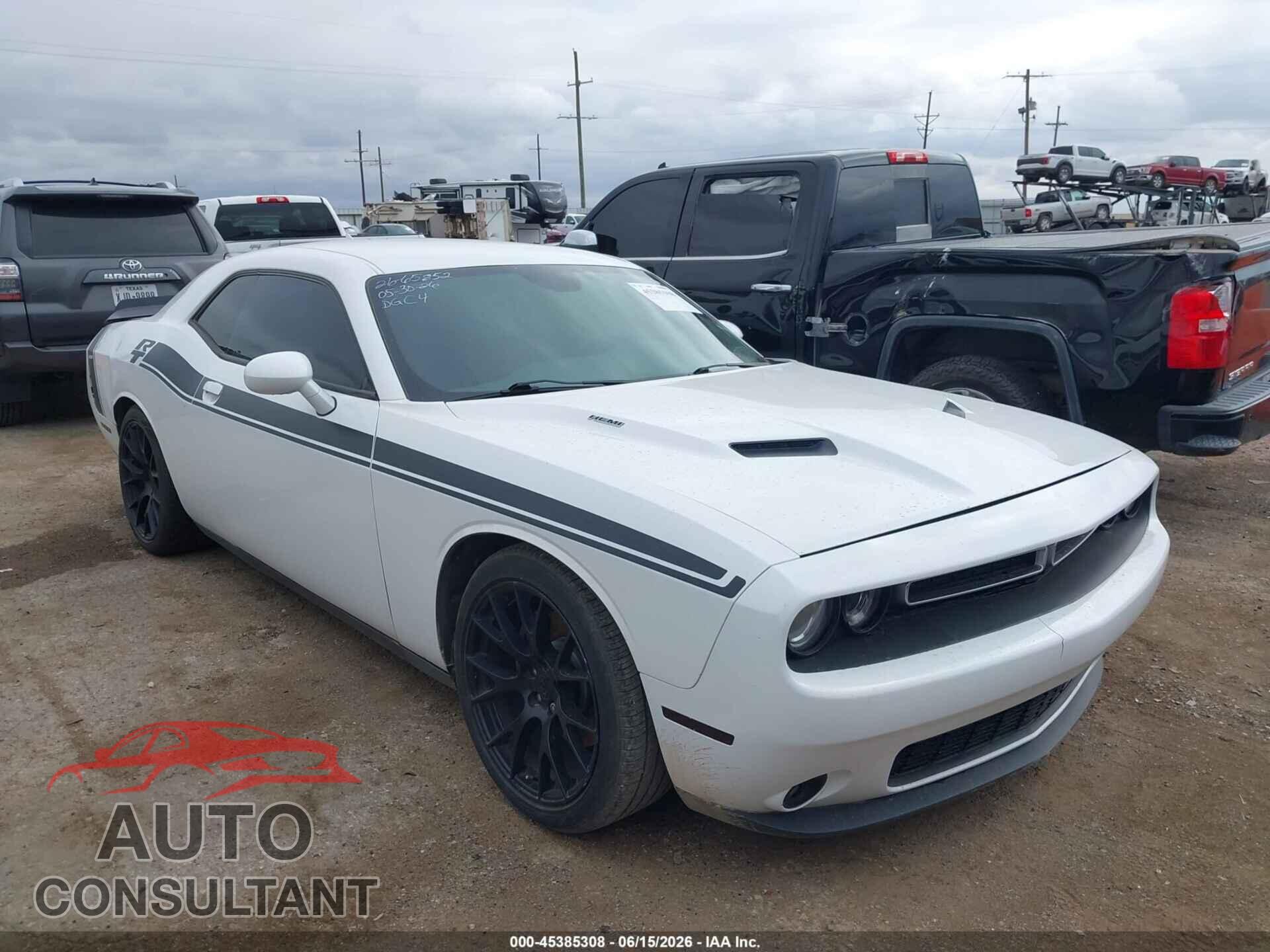 DODGE CHALLENGER 2016 - 2C3CDZBT0GH142968