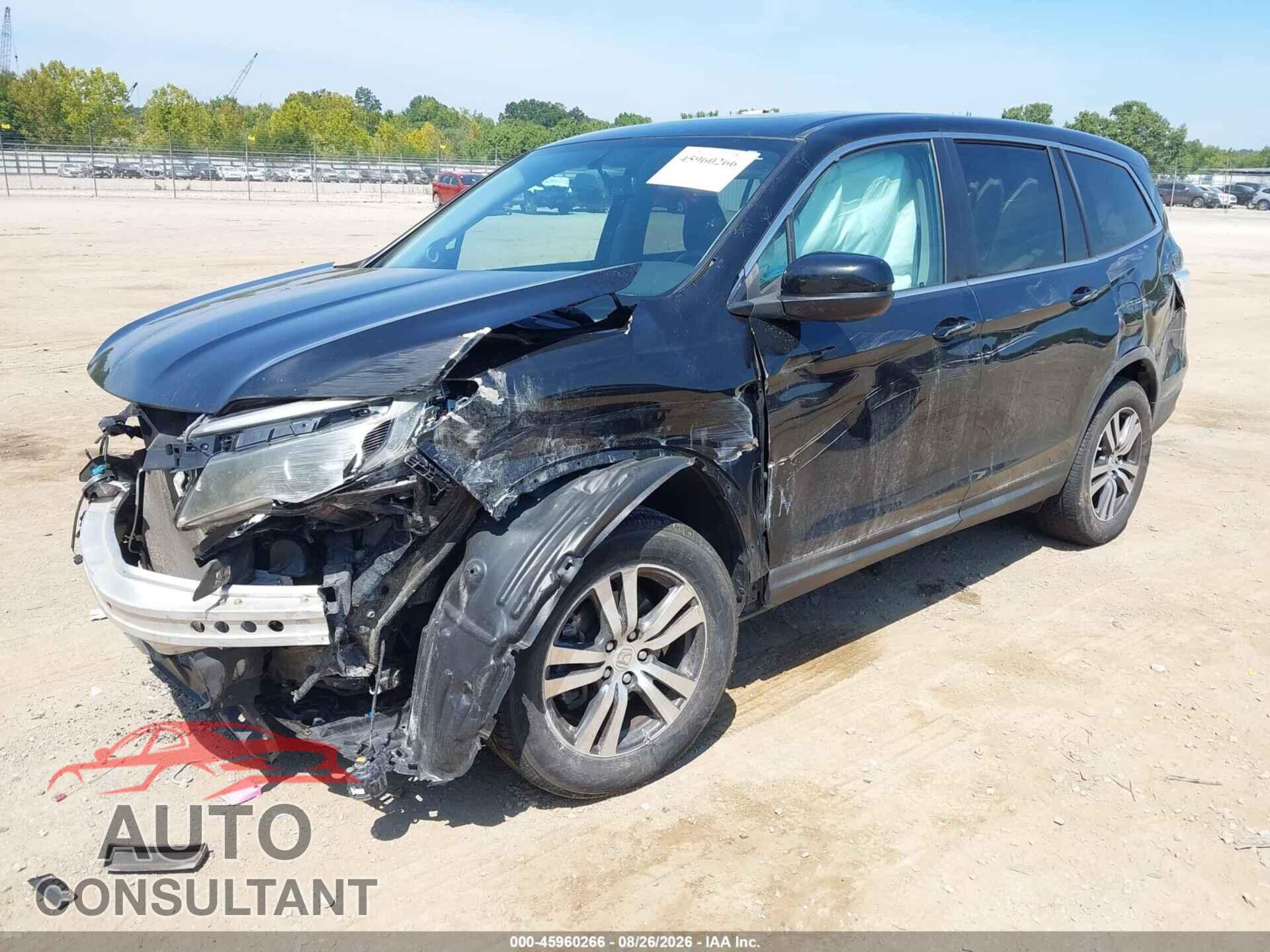 HONDA PILOT 2017 - 5FNYF6H55HB033688