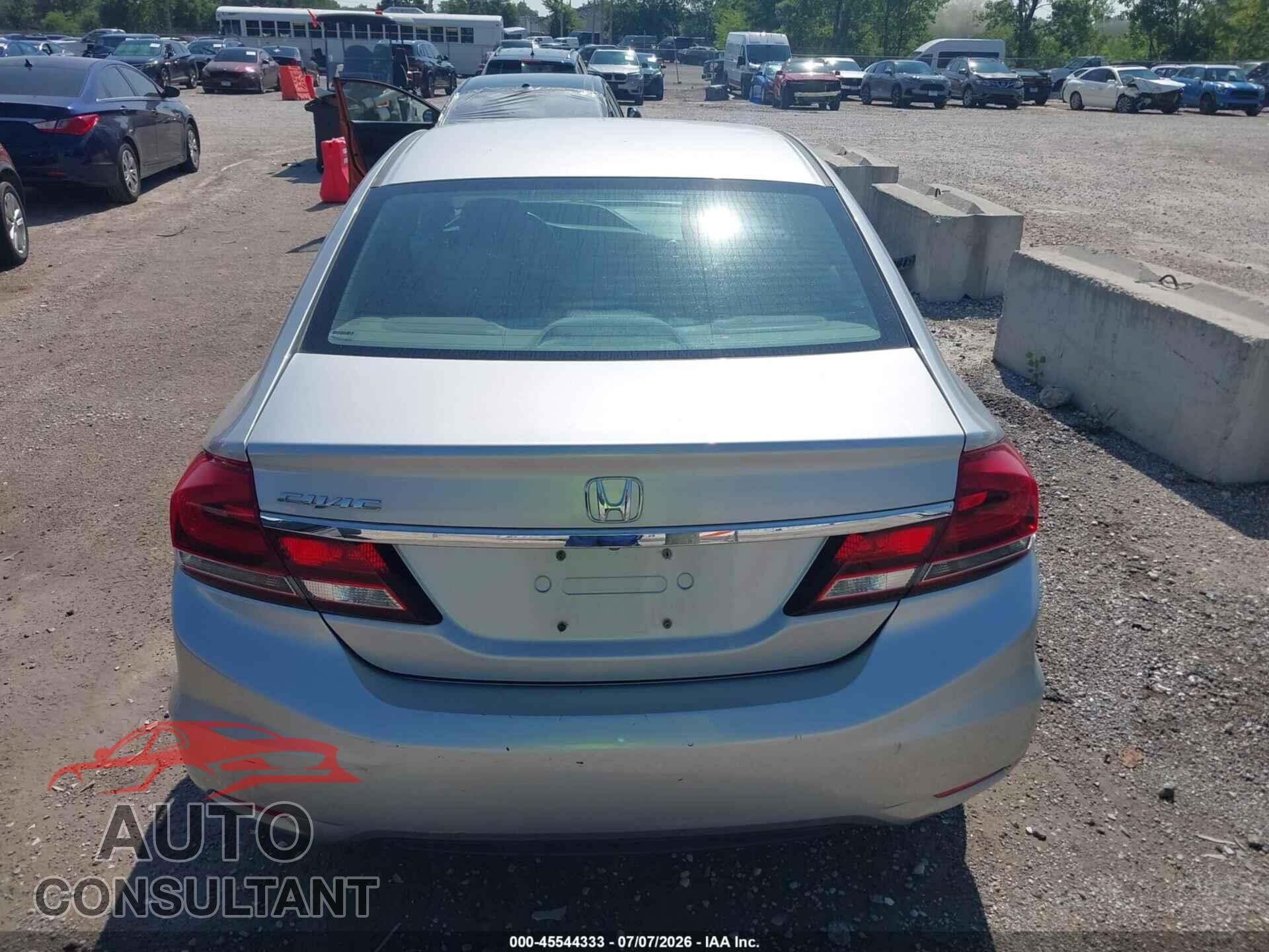 HONDA CIVIC 2013 - 19XFB2F93DE256684