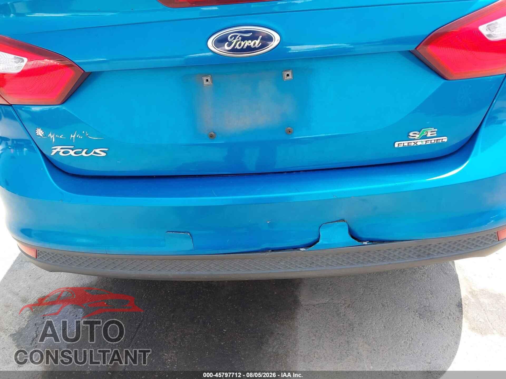 FORD FOCUS 2013 - 1FADP3F26DL137901
