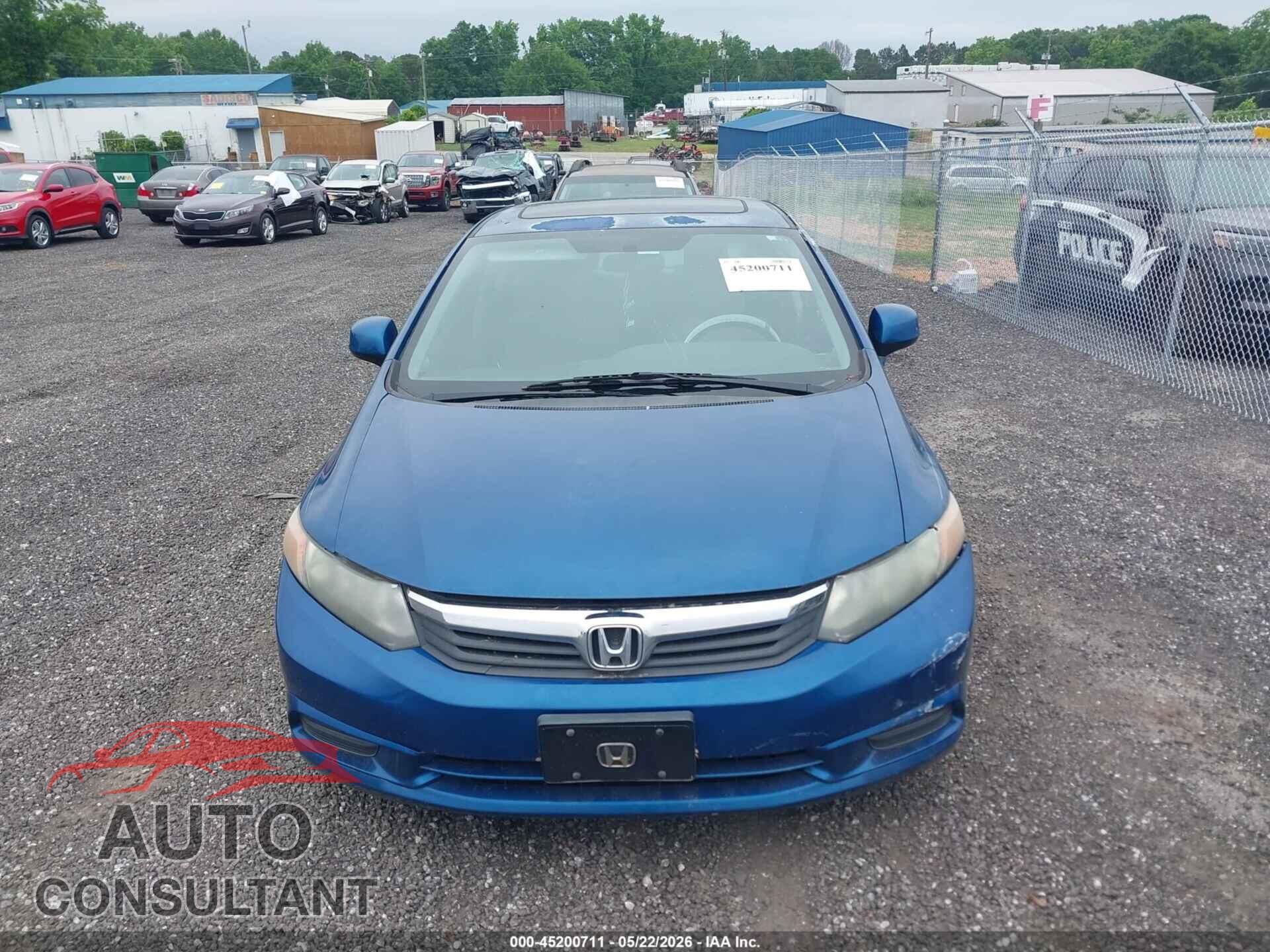HONDA CIVIC 2012 - 2HGFB2F89CH536041