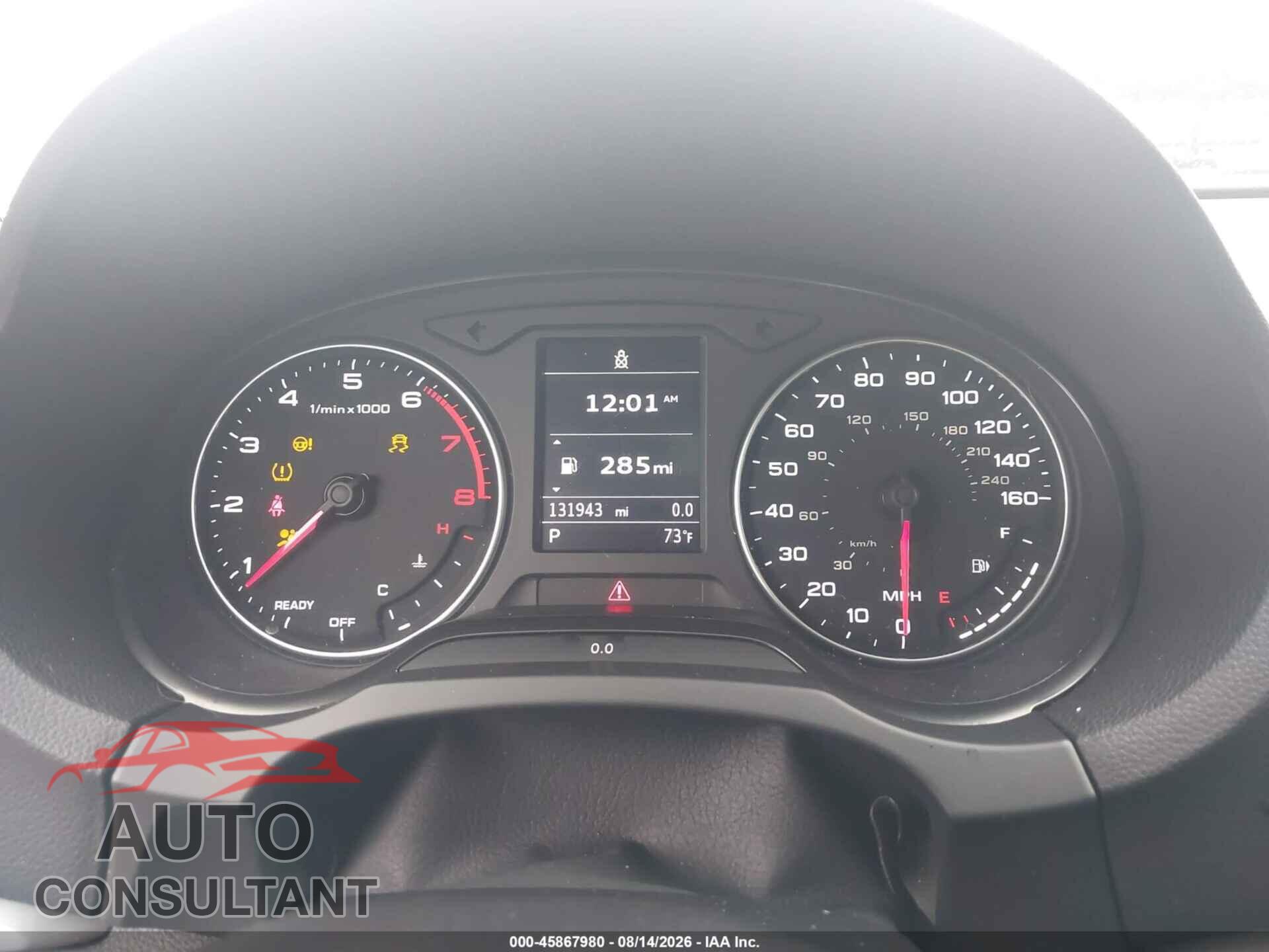 AUDI A3 2016 - WAUB8GFF9G1038995