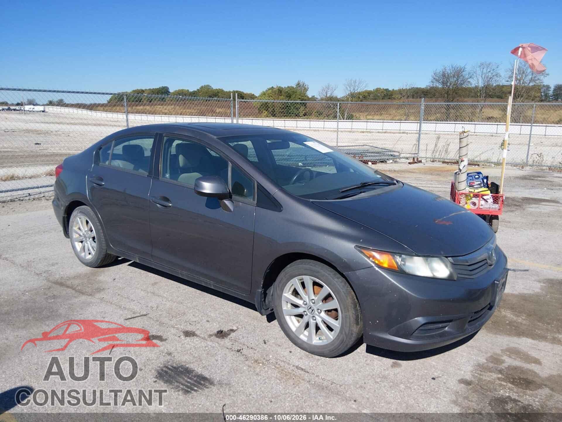 HONDA CIVIC 2012 - 19XFB2F87CE015099