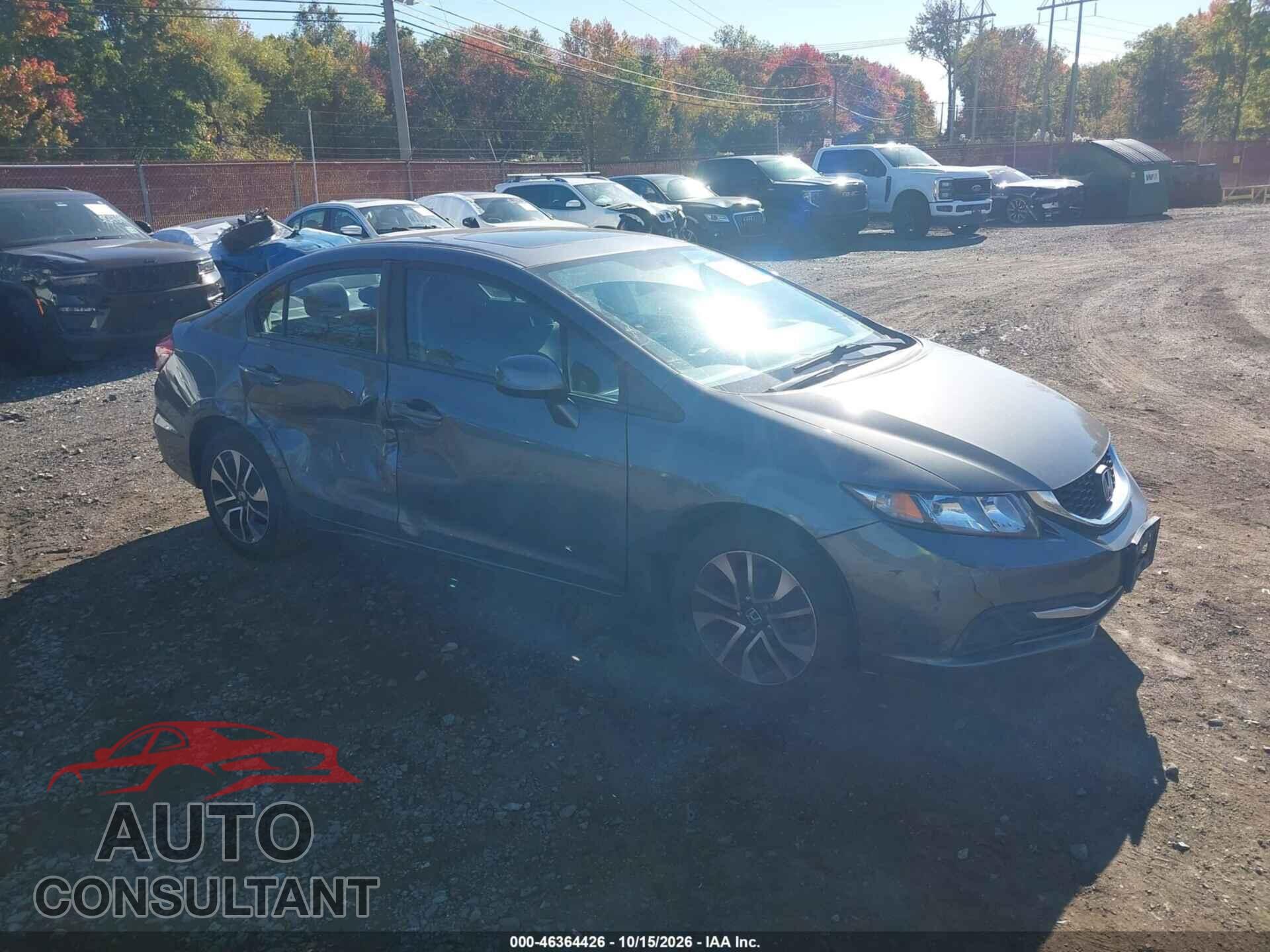 HONDA CIVIC 2013 - 19XFB2F8XDE288166