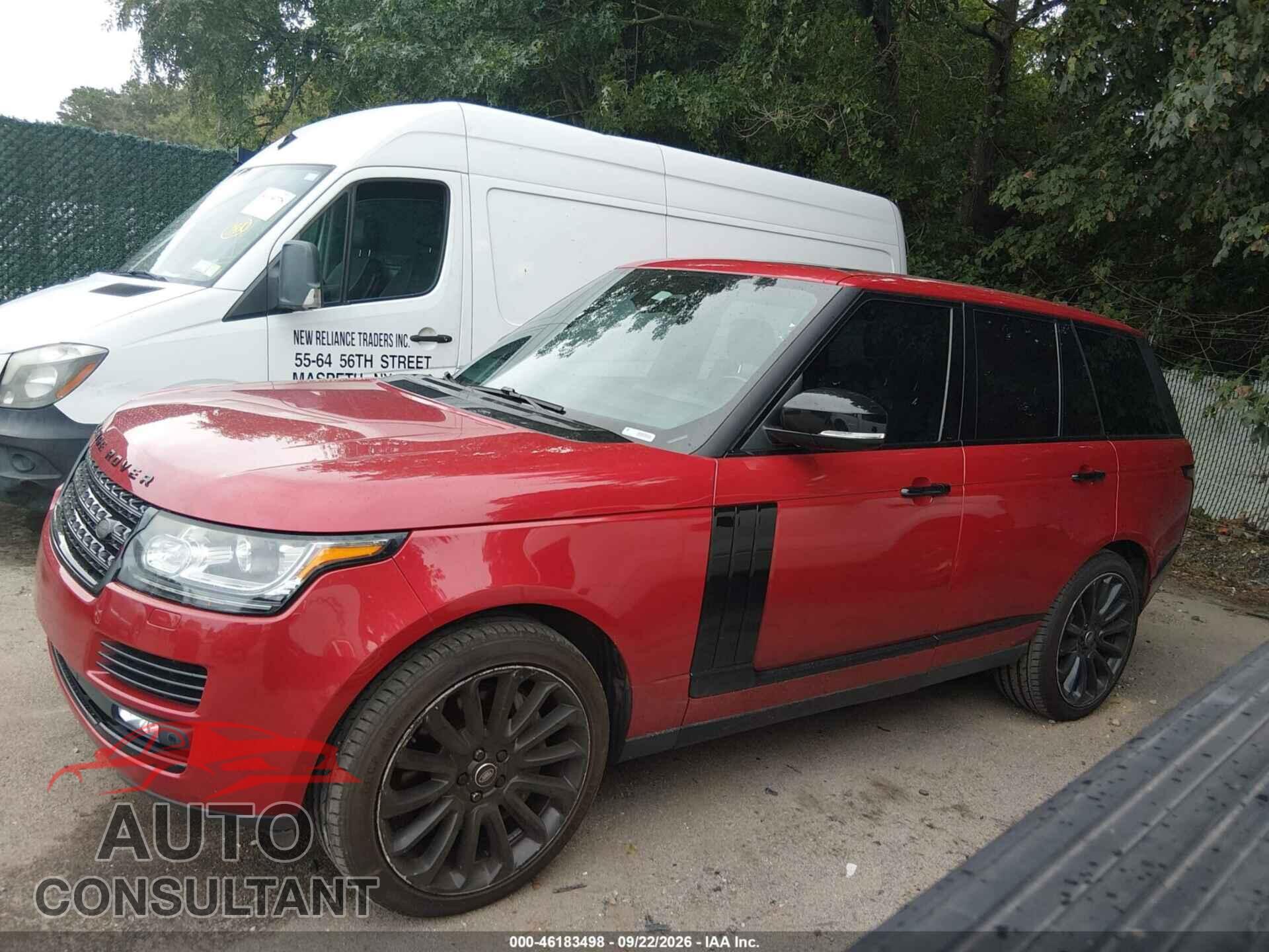 LAND ROVER RANGE ROVER 2017 - SALGS2FVXHA379126