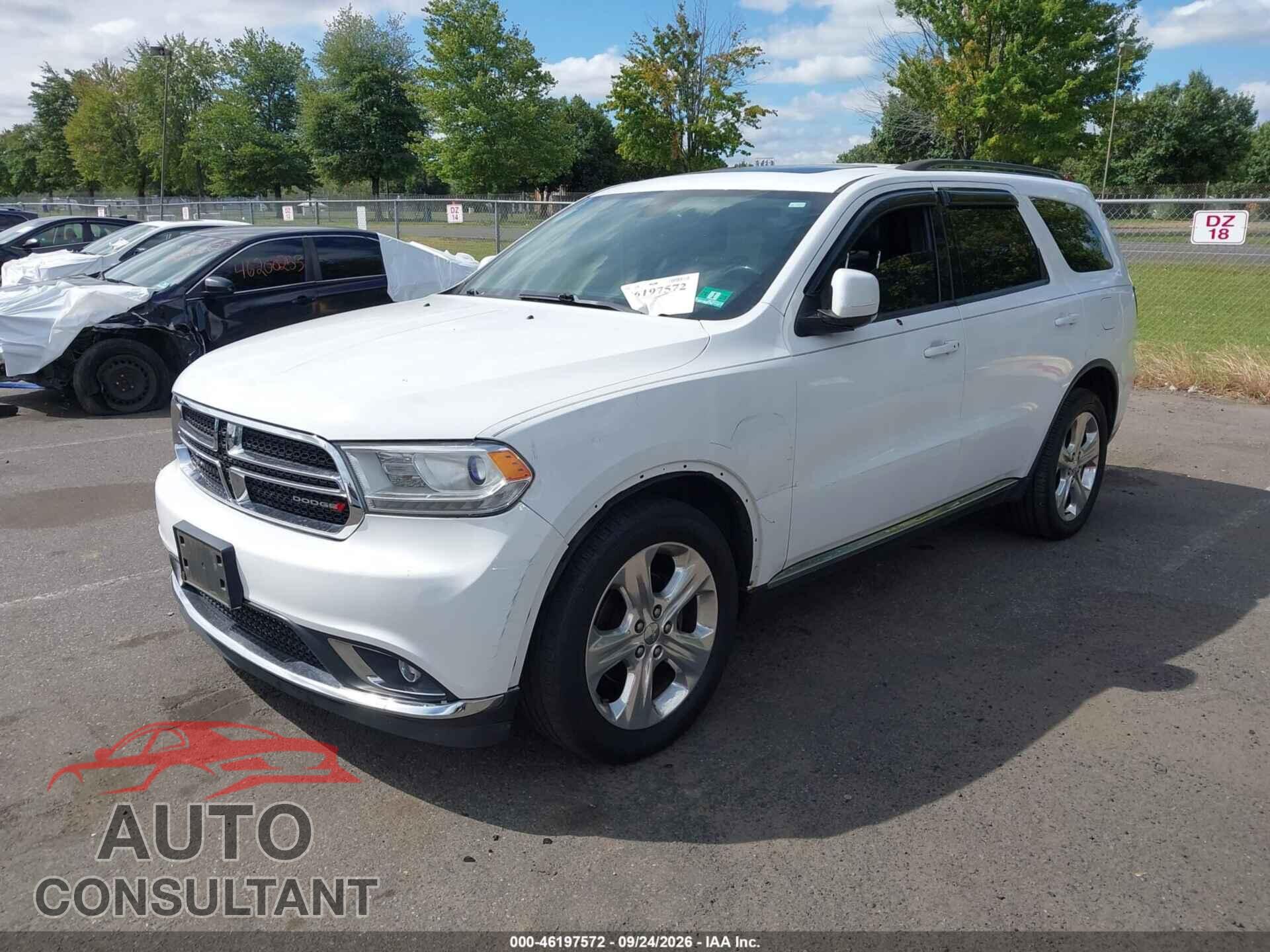 DODGE DURANGO 2015 - 1C4RDJDG8FC148185