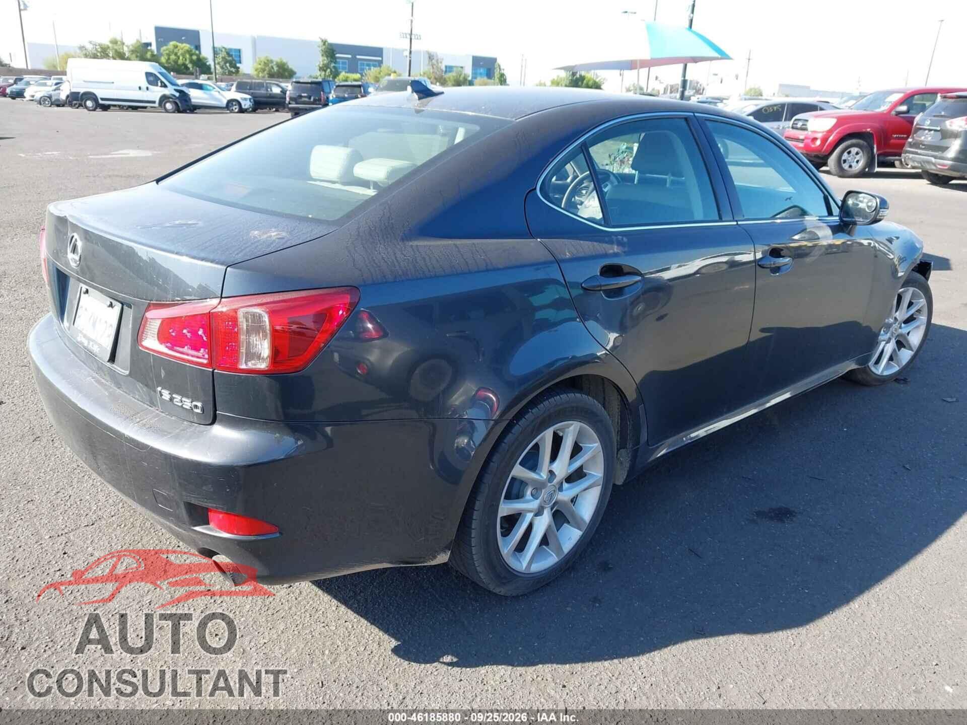 LEXUS IS 250 2011 - JTHBF5C29B5149450