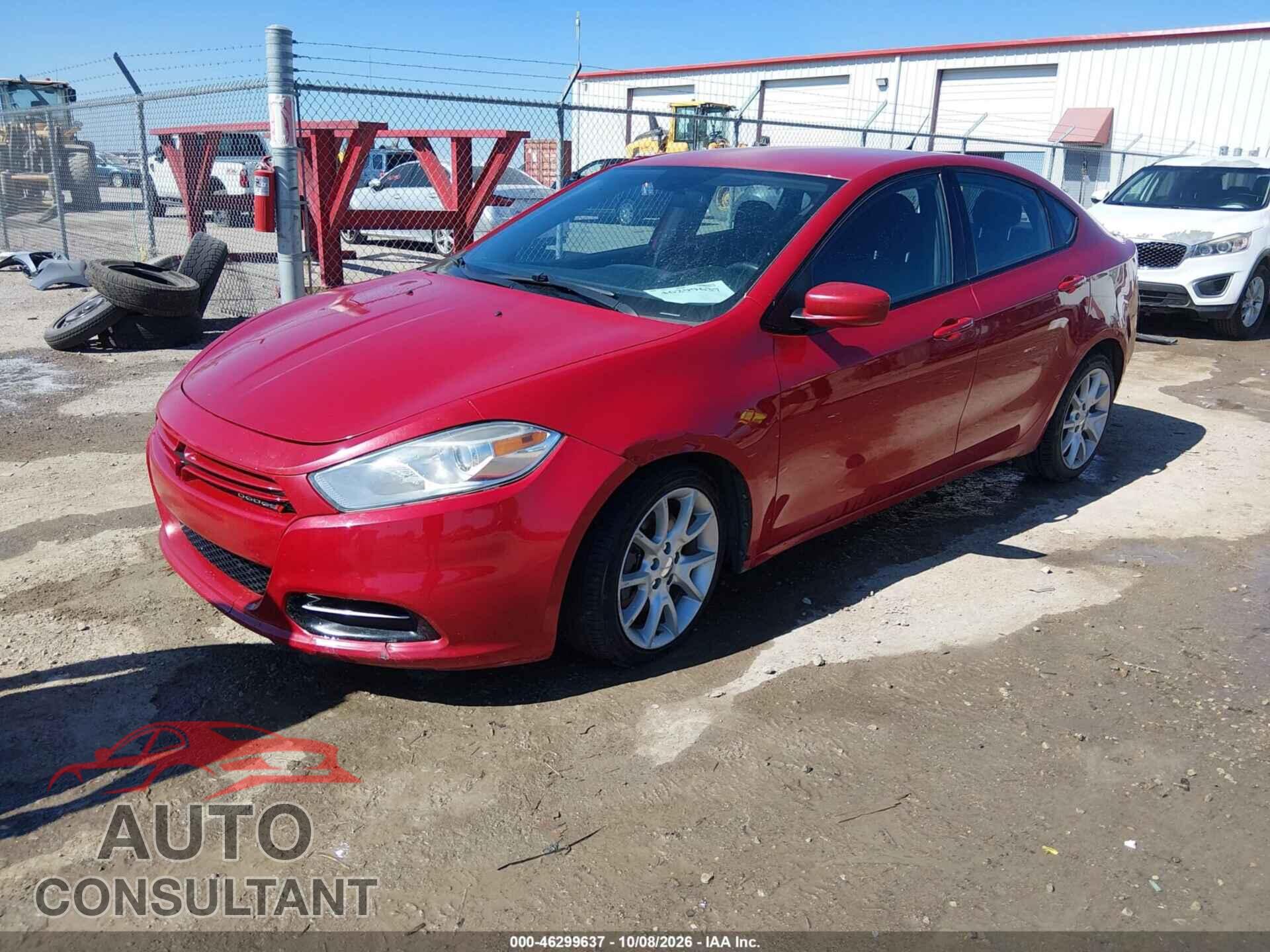 DODGE DART 2013 - 1C3CDFBA4DD211277