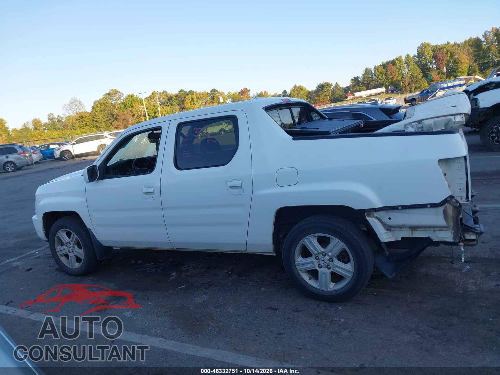 HONDA RIDGELINE 2013 - 5FPYK1F56DB012576