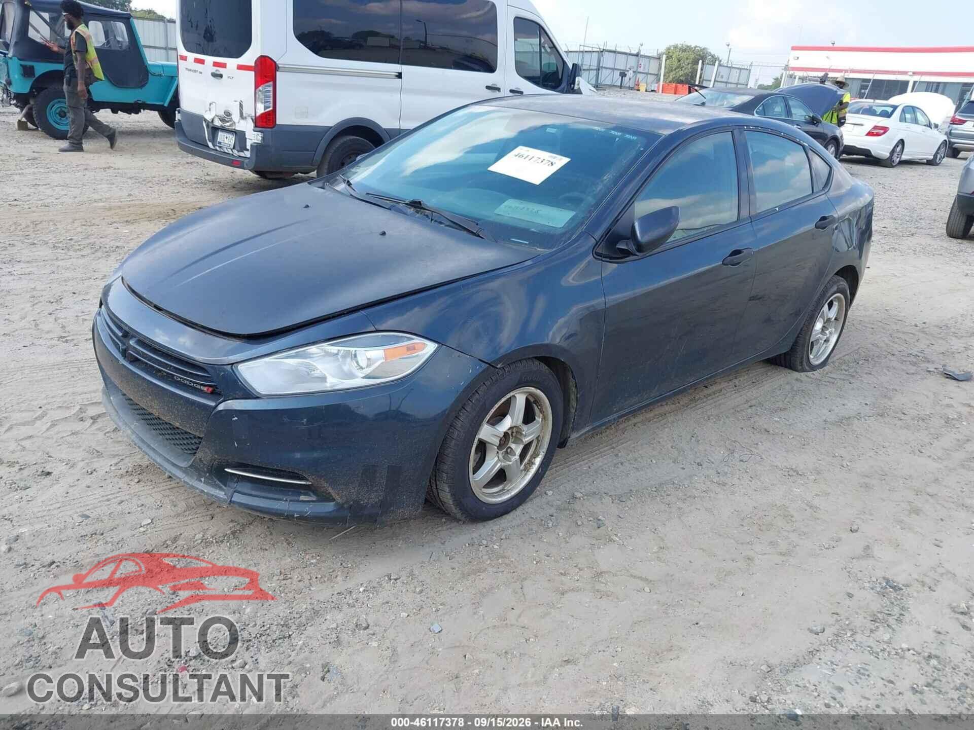 DODGE DART 2013 - 1C3CDFAAXDD331604