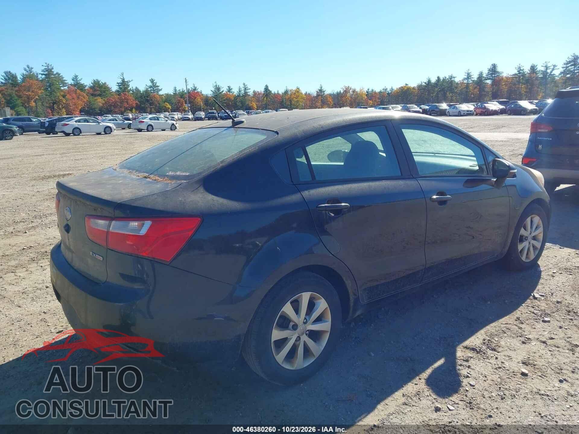 KIA RIO 2012 - KNADN4A39C6044256
