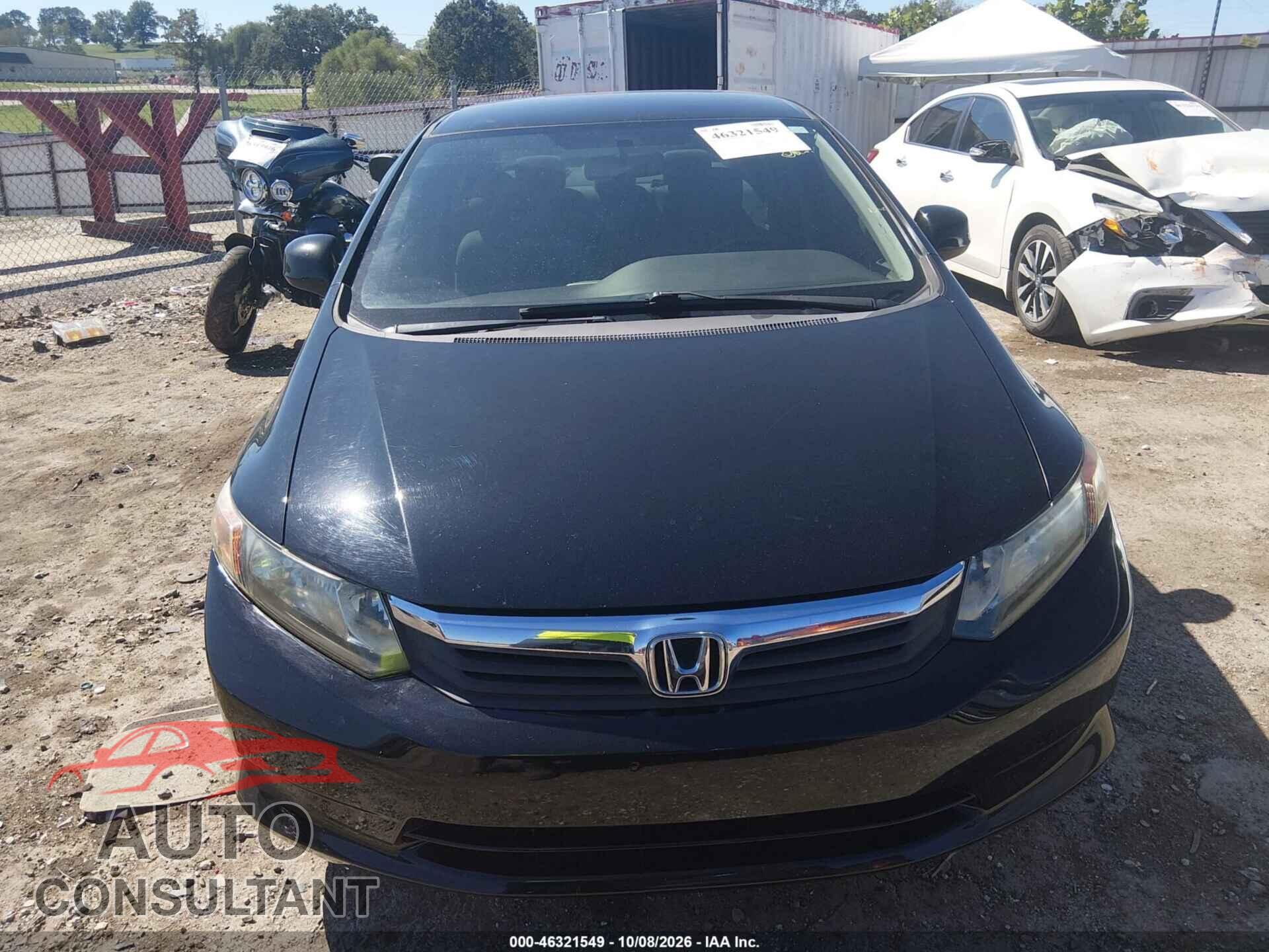 HONDA CIVIC 2012 - 19XFB2F54CE084077