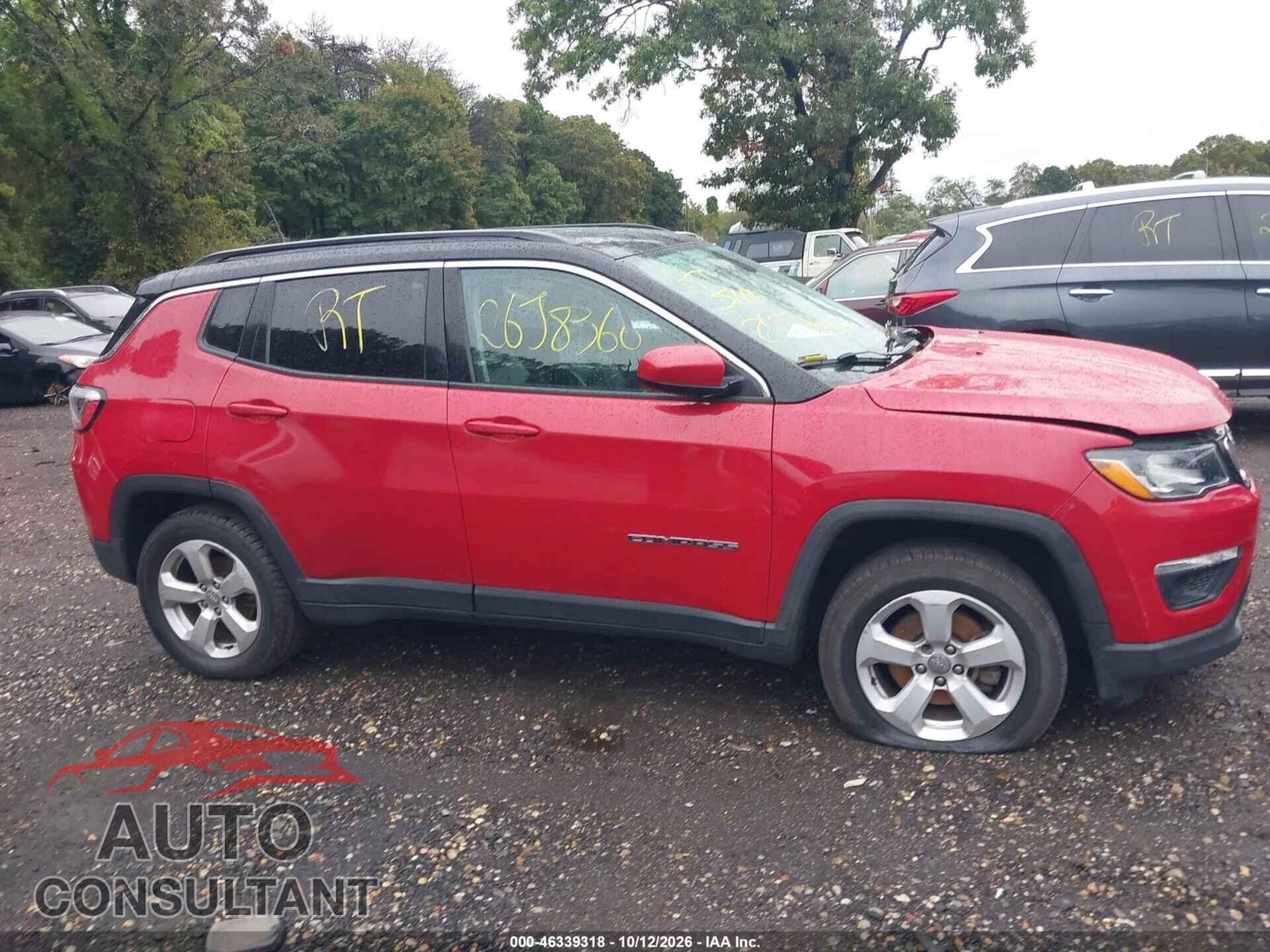 JEEP COMPASS 2019 - 3C4NJDBB5KT602326