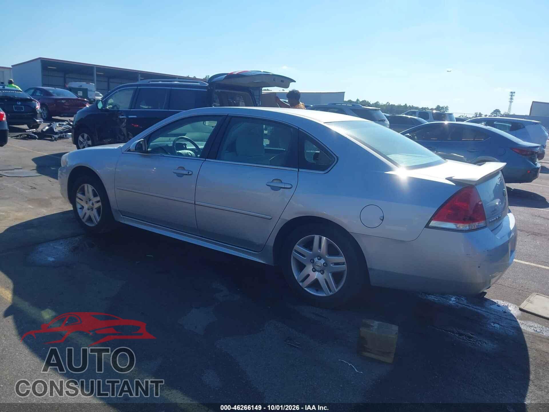 CHEVROLET IMPALA 2012 - 2G1WG5E35C1101302