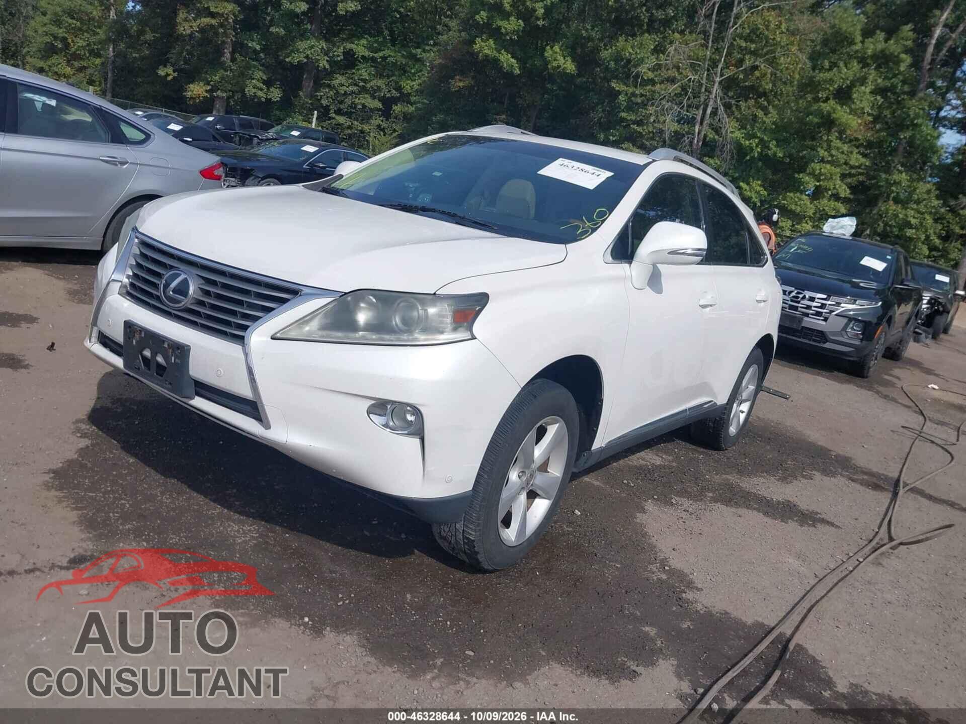 LEXUS RX 350 2013 - 2T2BK1BA6DC190702