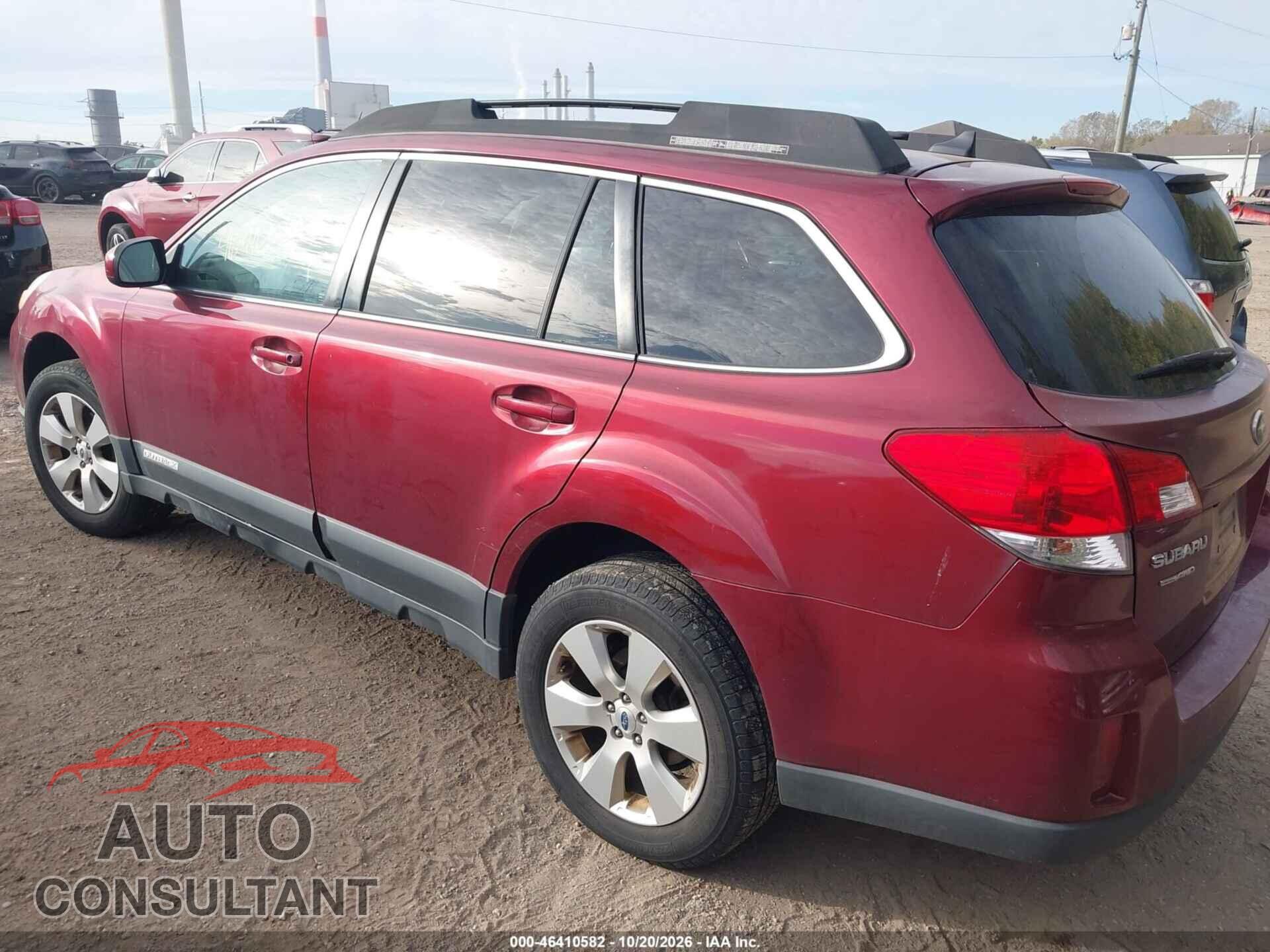 SUBARU OUTBACK 2011 - 4S4BRBKC1B3437620