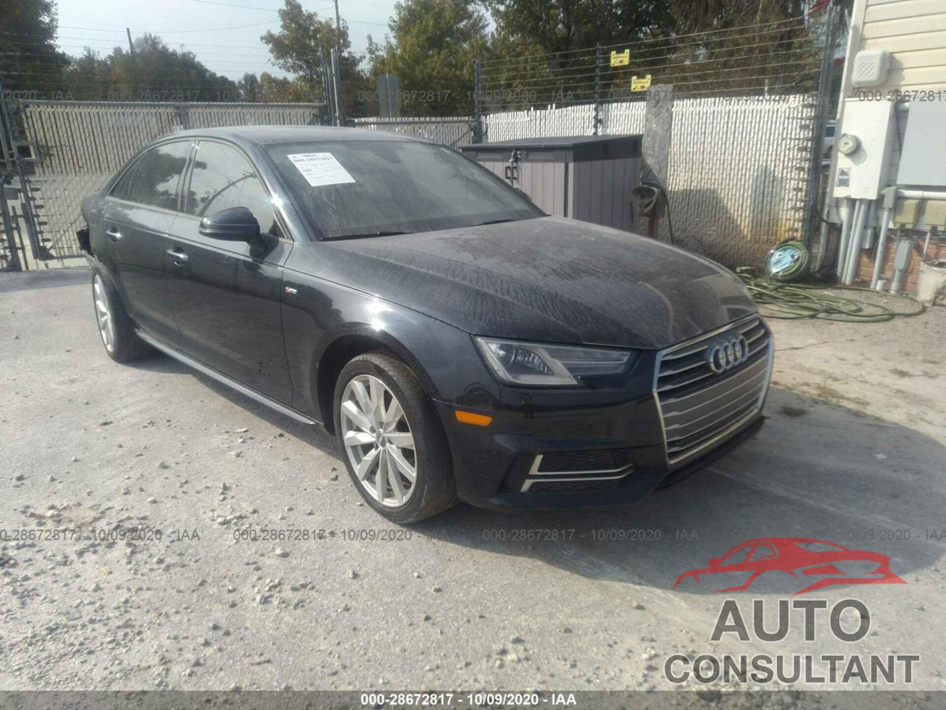 AUDI A4 2018 - WAUKMAF44JA230811