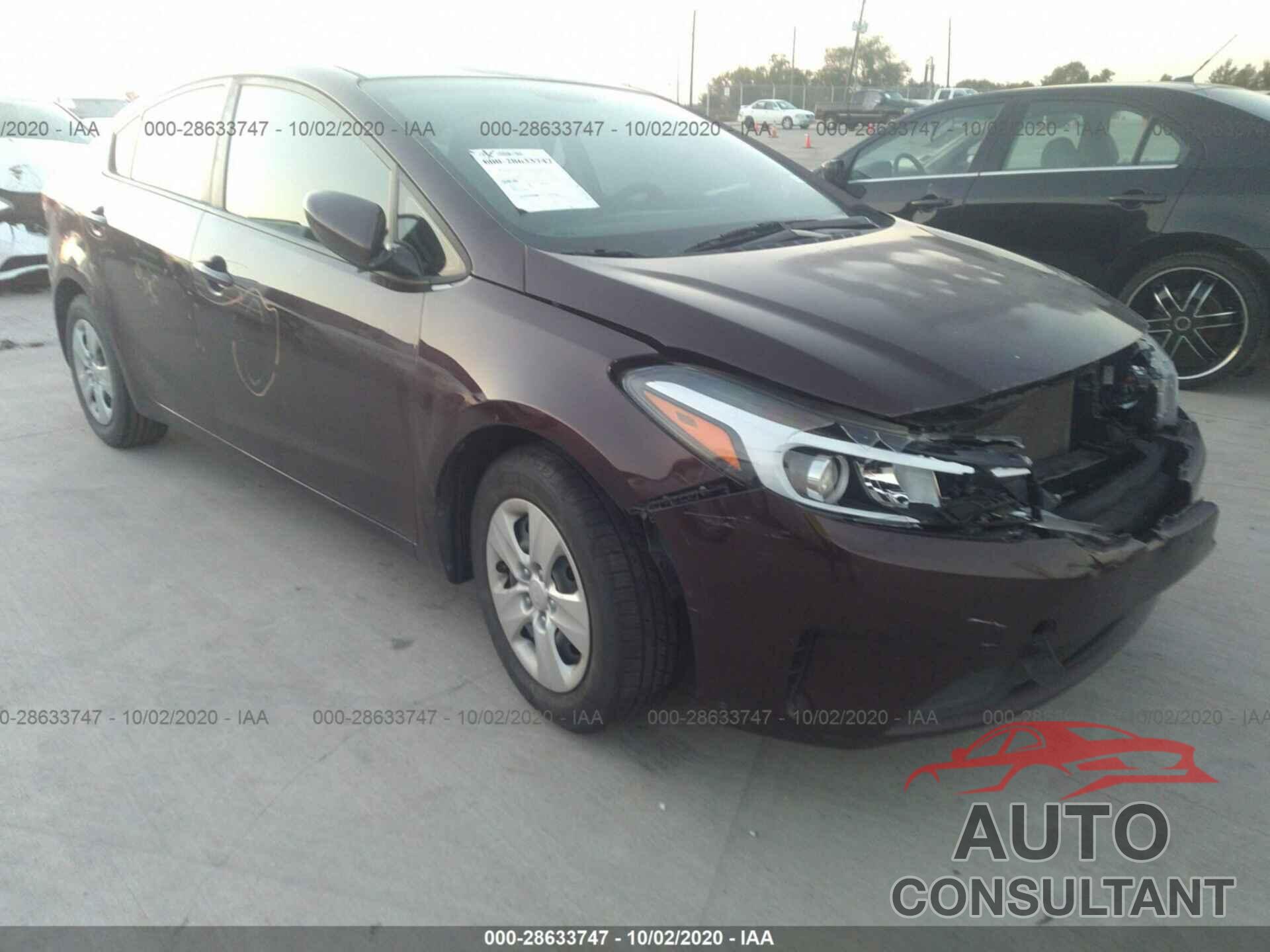 KIA FORTE 2017 - 3KPFK4A70HE103400