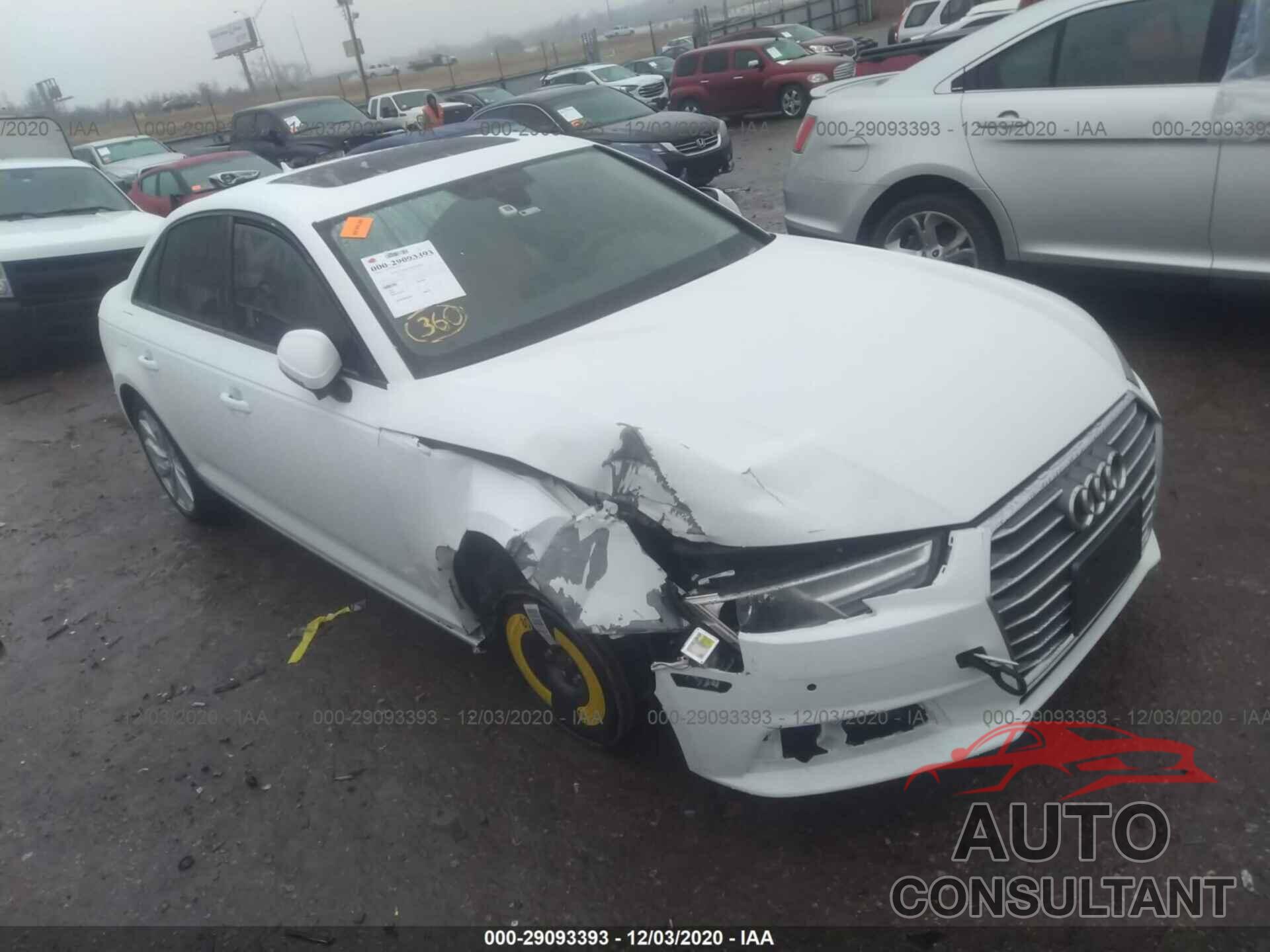 AUDI A4 2017 - WAUGNAF40HN007431