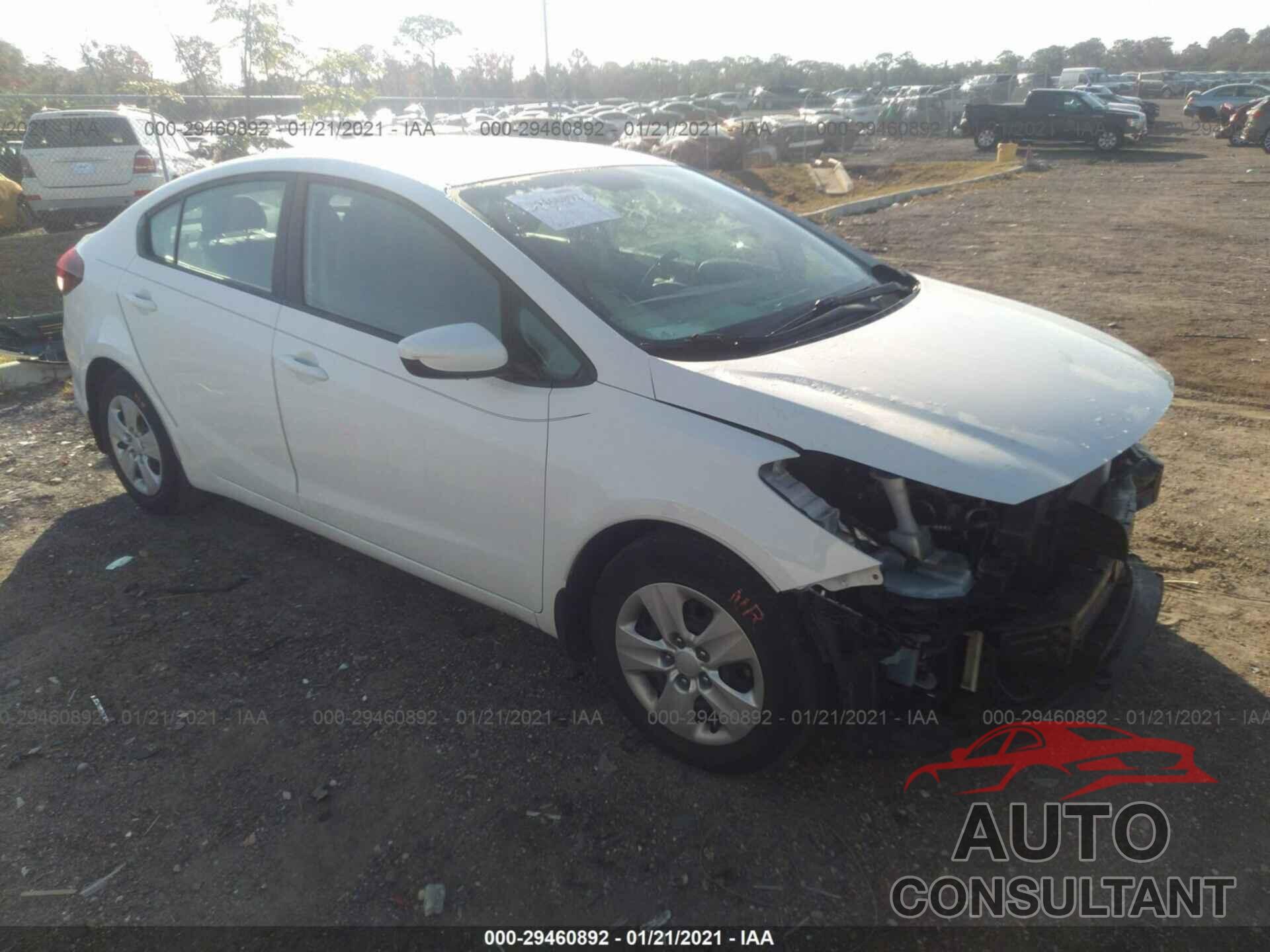 KIA FORTE 2017 - 3KPFK4A71HE121310