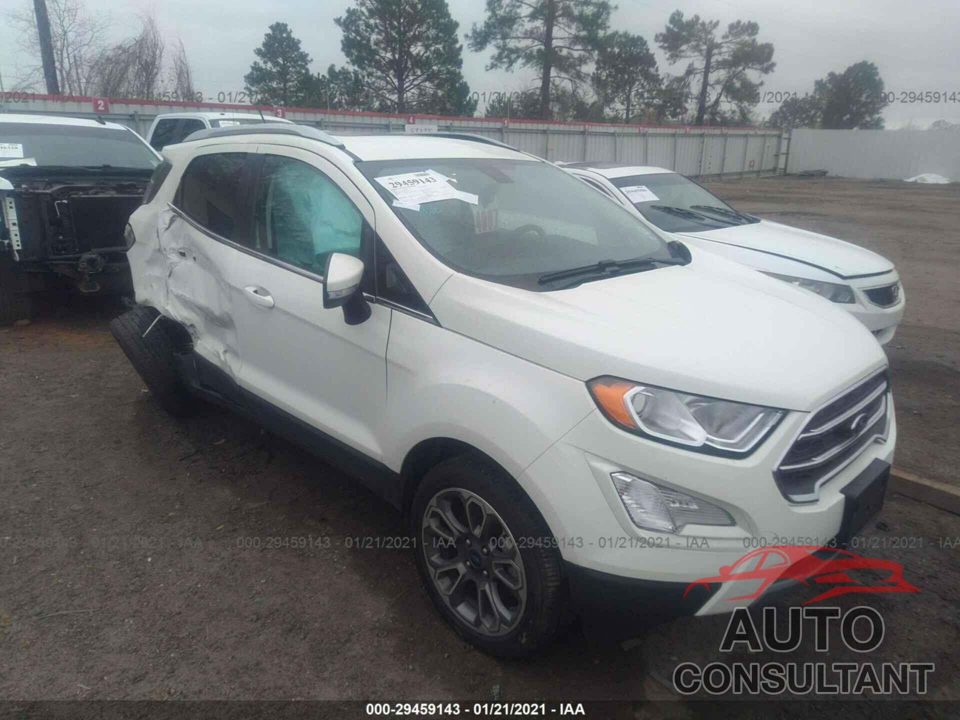 FORD ECOSPORT 2020 - MAJ6S3KLXLC351407