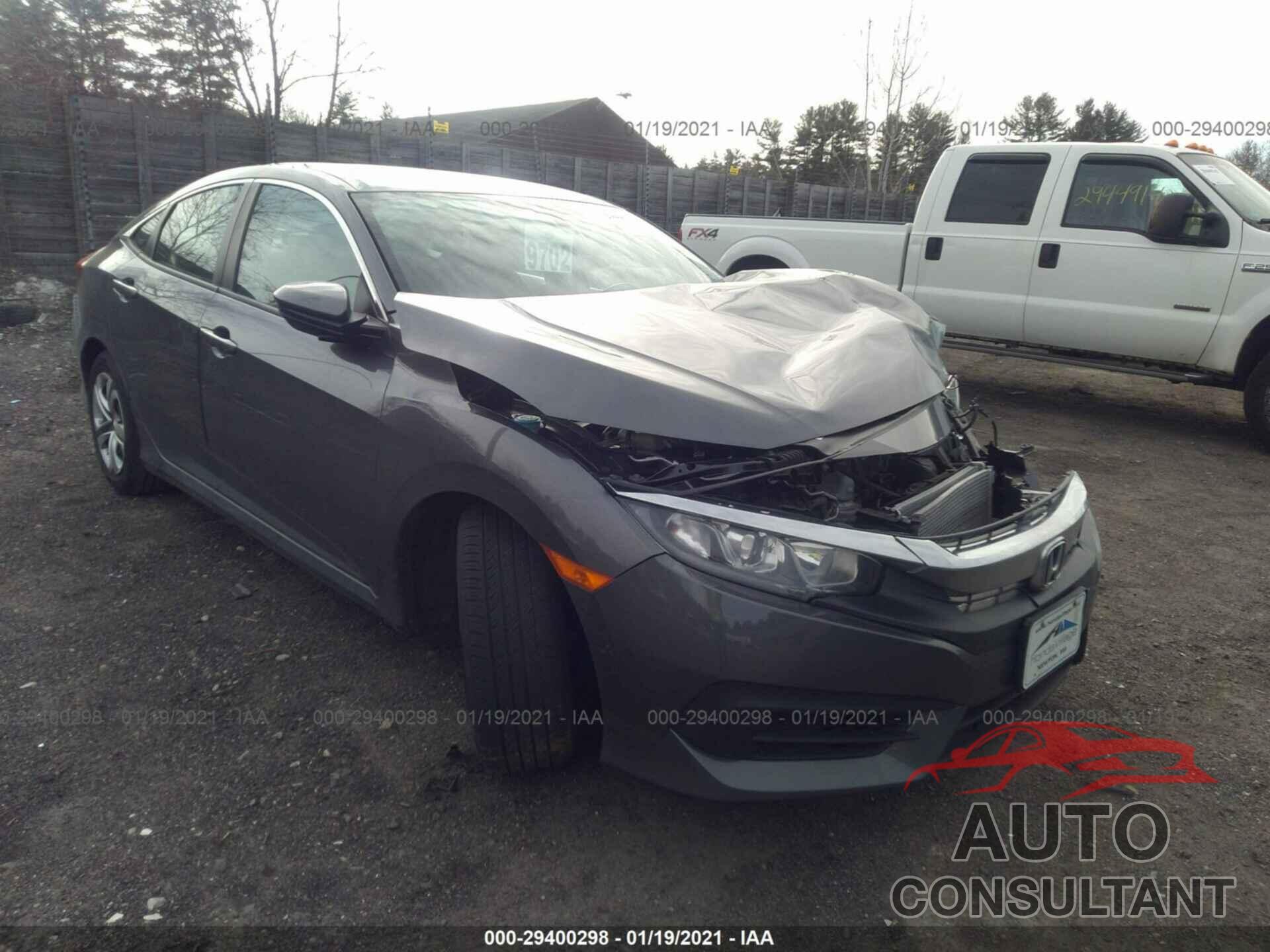 HONDA CIVIC SEDAN 2016 - 19XFC2F54GE238189