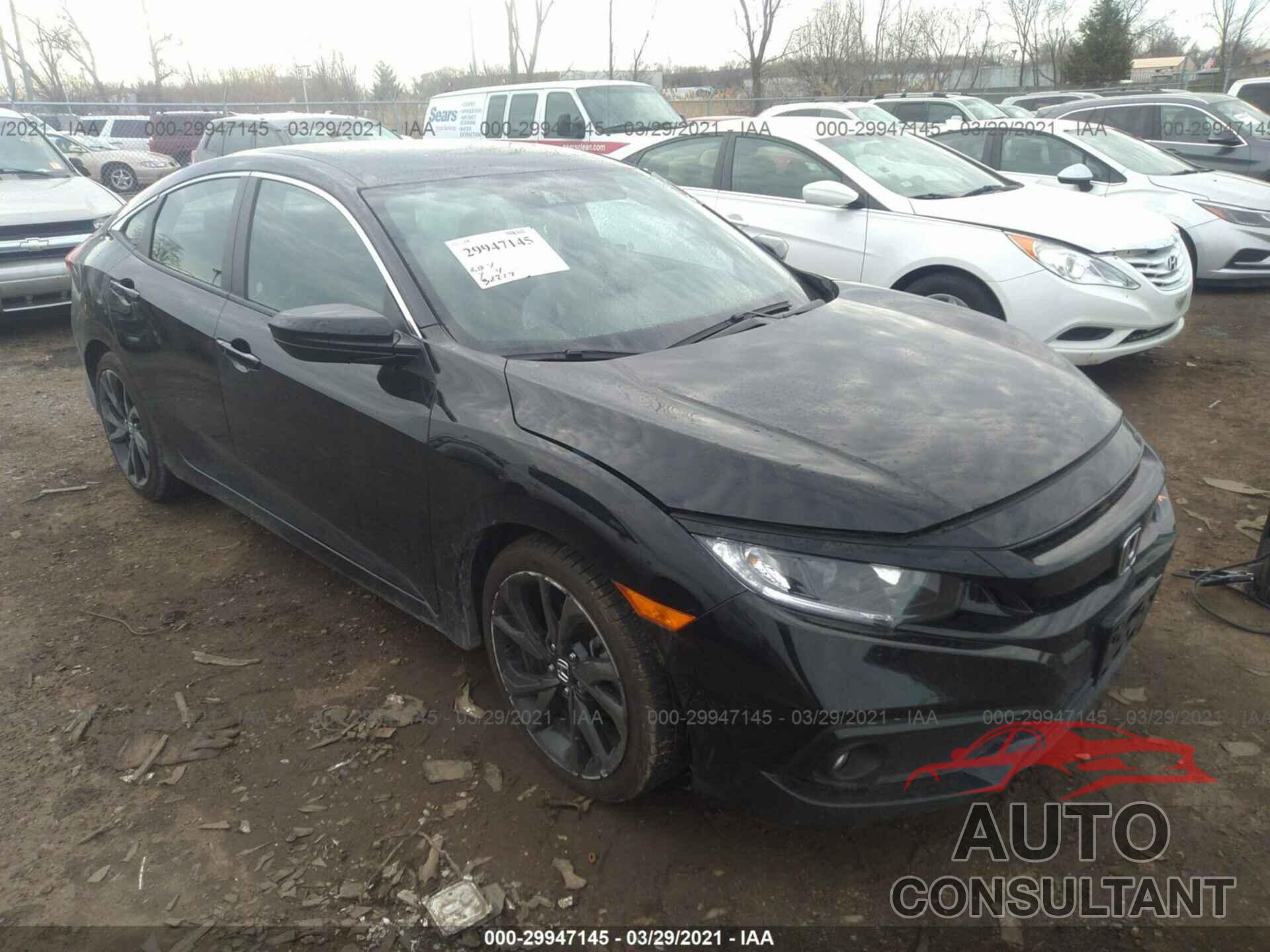 HONDA CIVIC SEDAN 2019 - 19XFC2F80KE051342