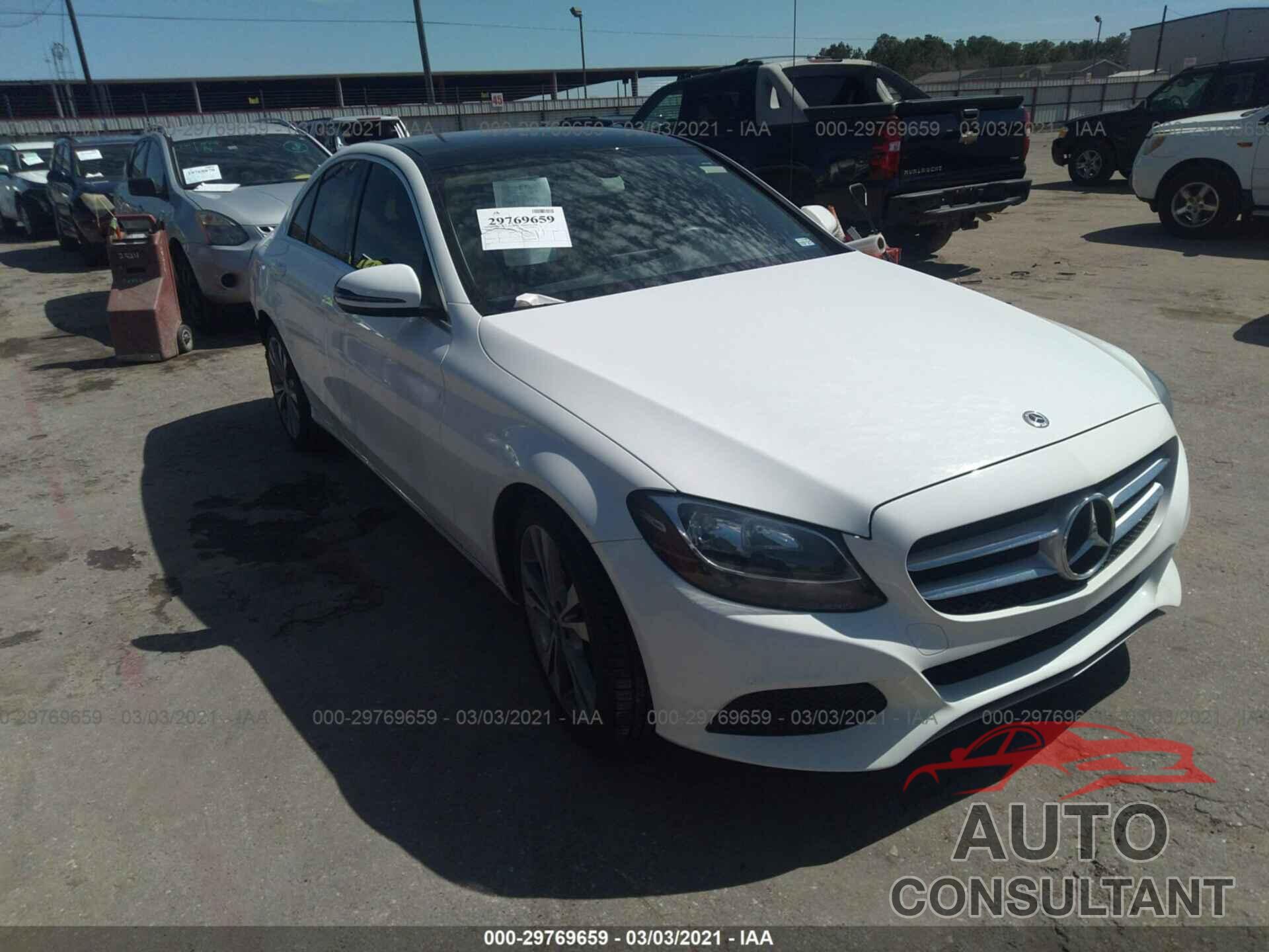 MERCEDES-BENZ C-CLASS 2018 - WDDWF4JB3JR320366