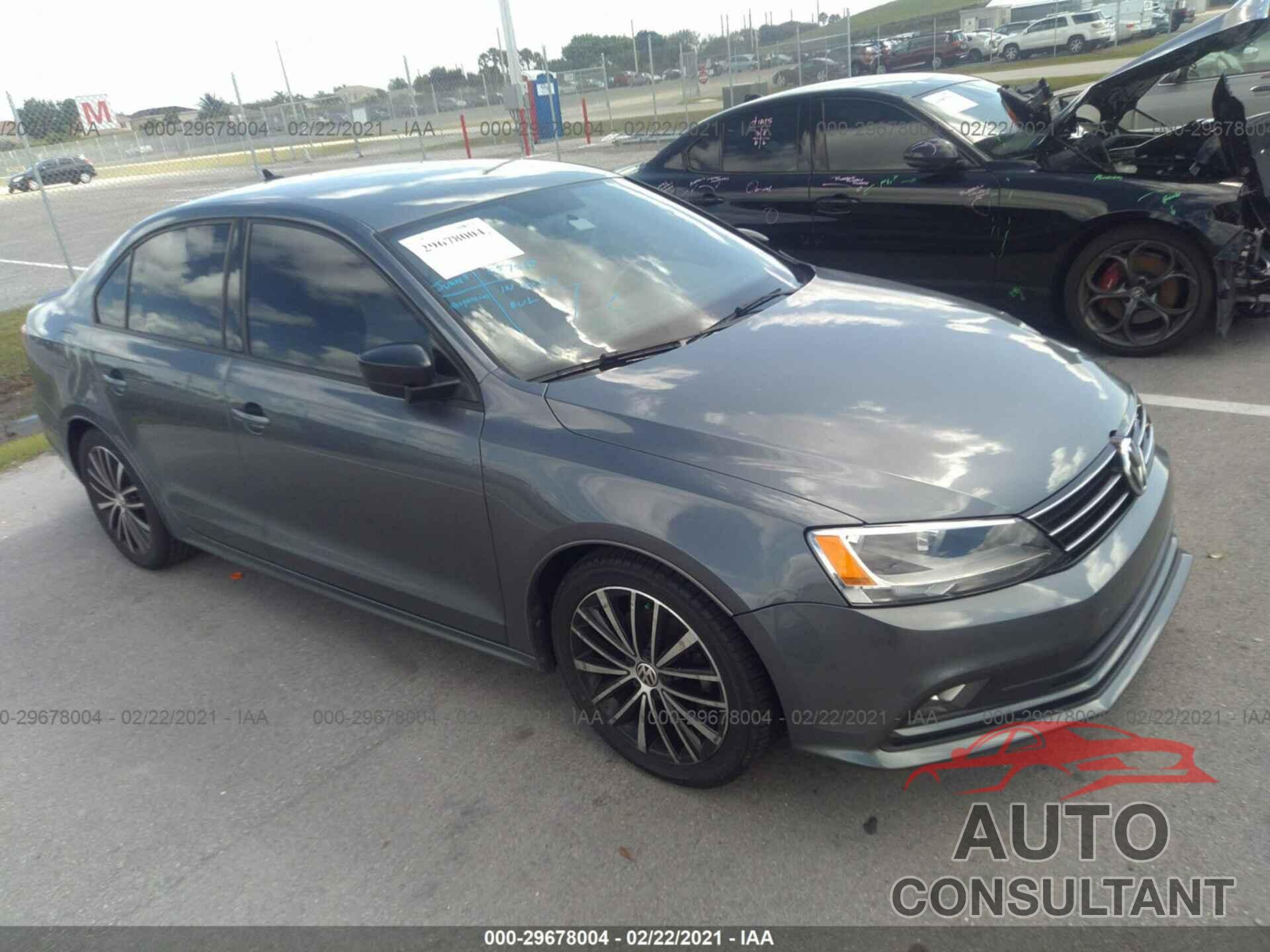 VOLKSWAGEN JETTA SEDAN 2016 - 3VWD17AJ6GM282633