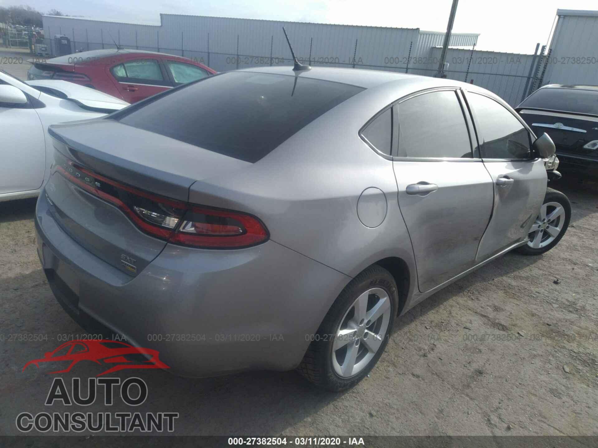 DODGE DART 2016 - 1C3CDFBA1GD605257