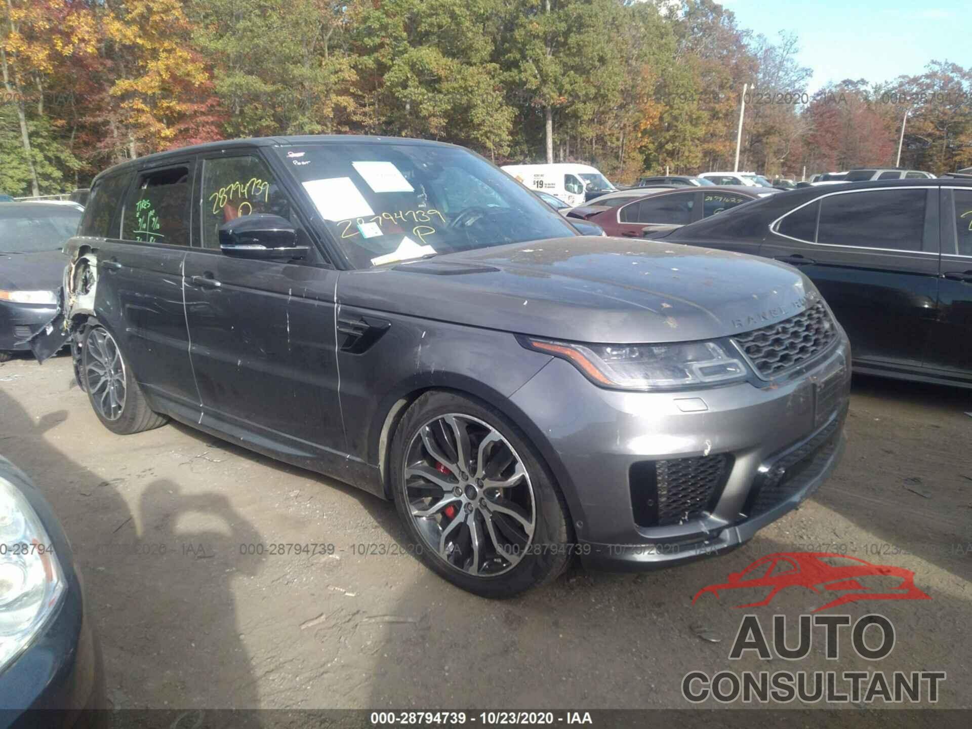 LAND ROVER RANGE ROVER SPORT 2019 - SALWR2RE6KA861571