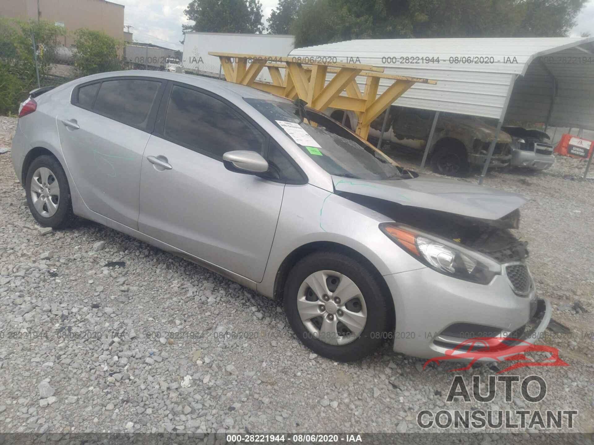 KIA FORTE 2016 - KNAFK4A65G5478469