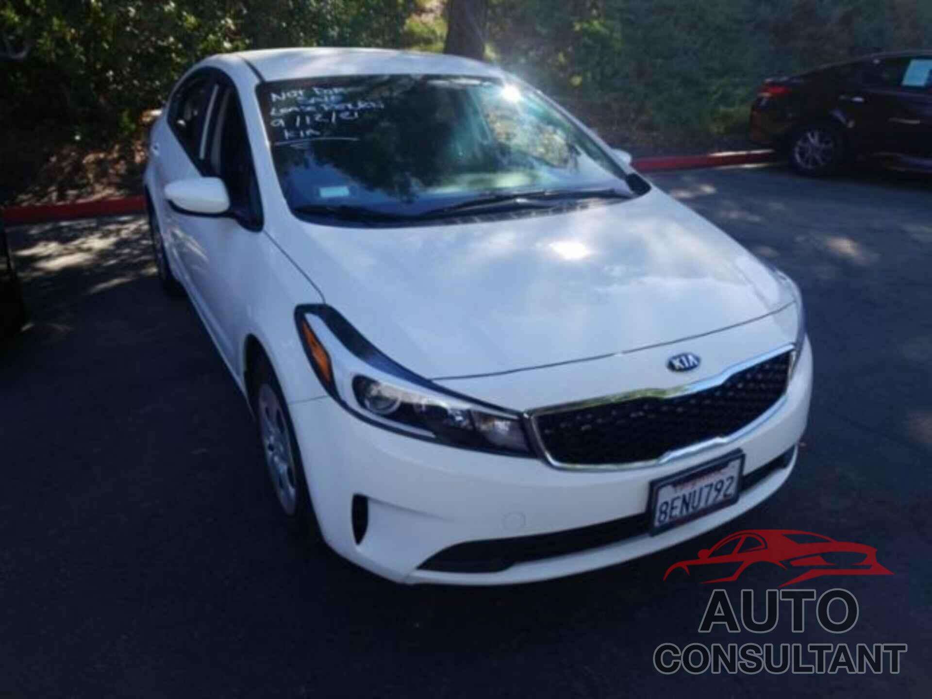 KIA FORTE 2018 - 3KPFK4A72JE275241