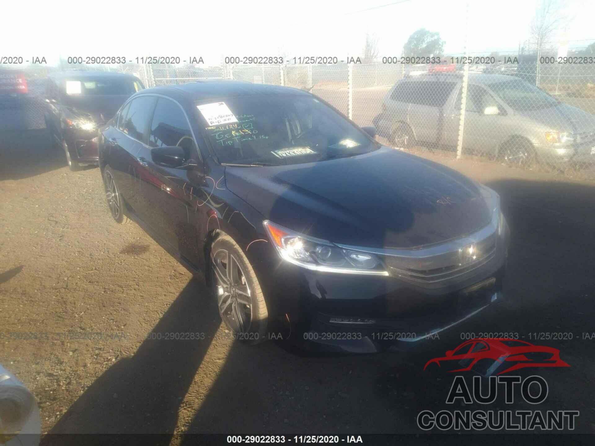 HONDA ACCORD SEDAN 2017 - 1HGCR2F58HA158188
