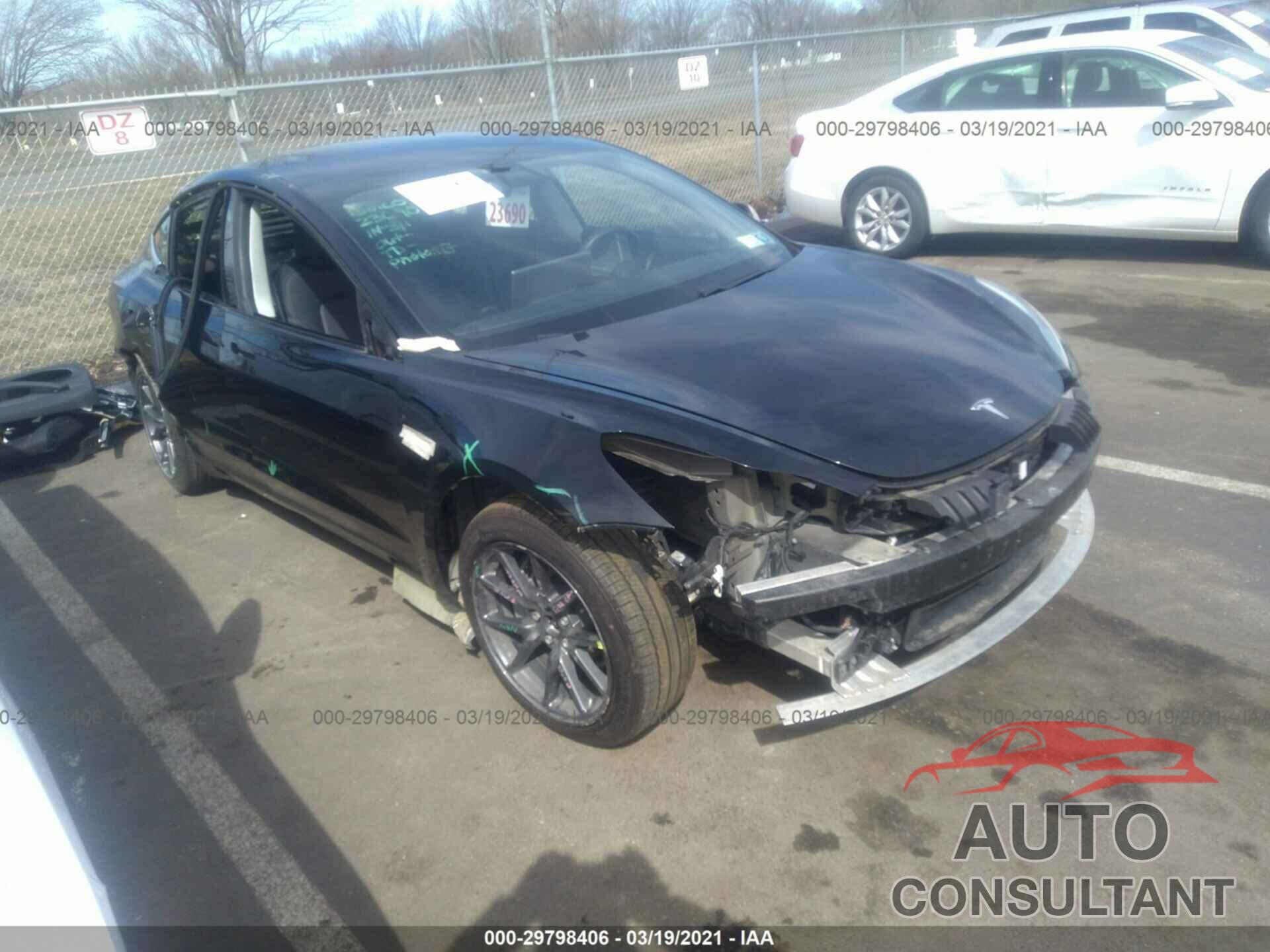 TESLA MODEL 3 2018 - 5YJ3E1EB6JF103392