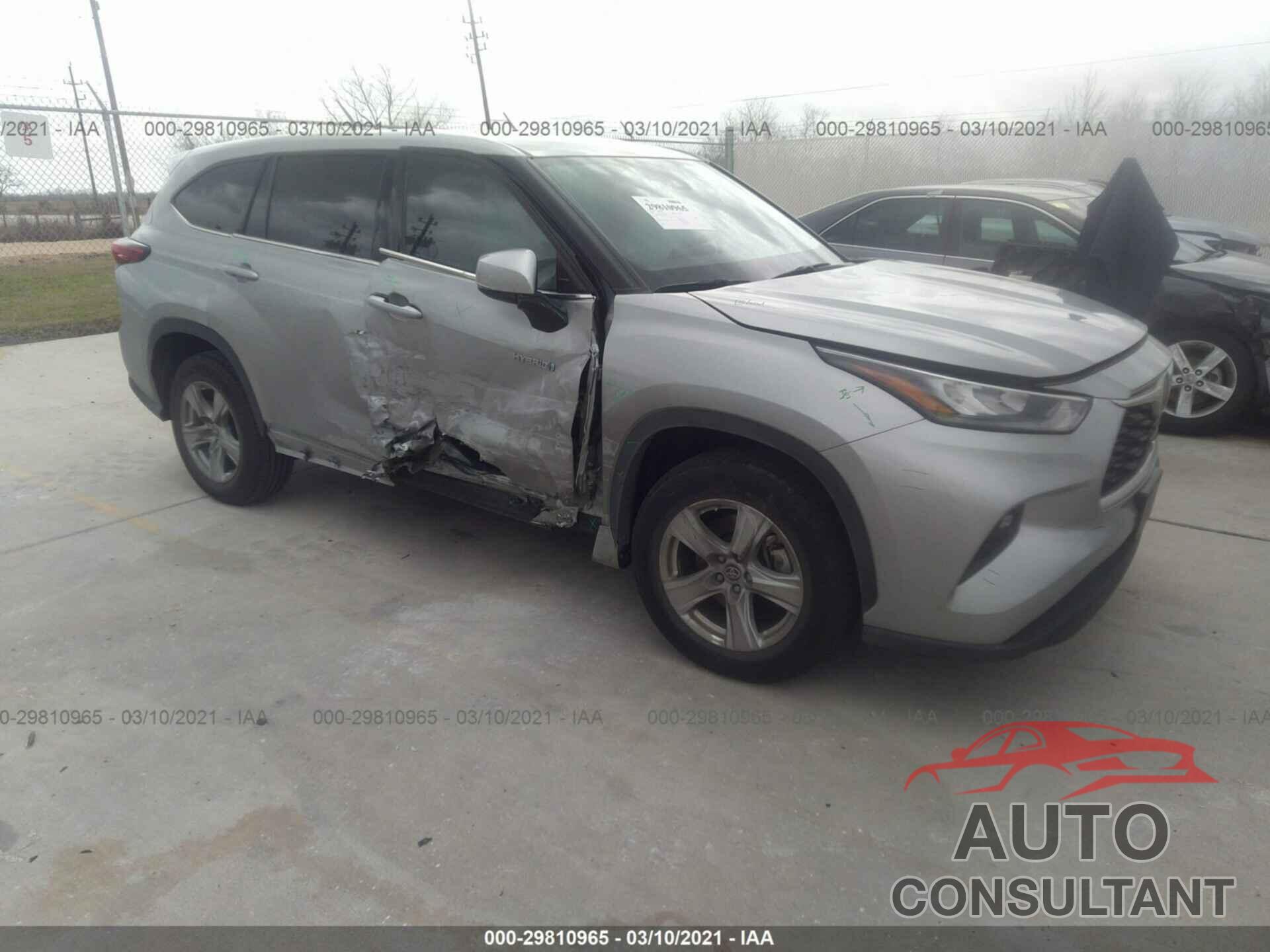 TOYOTA HIGHLANDER 2020 - 5TDZARAH5LS000705