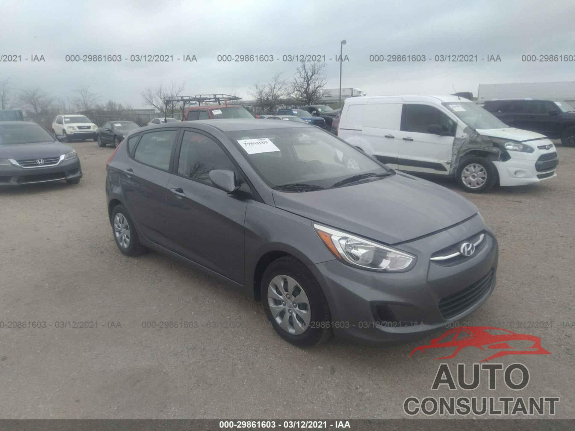 HYUNDAI ACCENT 2017 - KMHCT5AE8HU302065