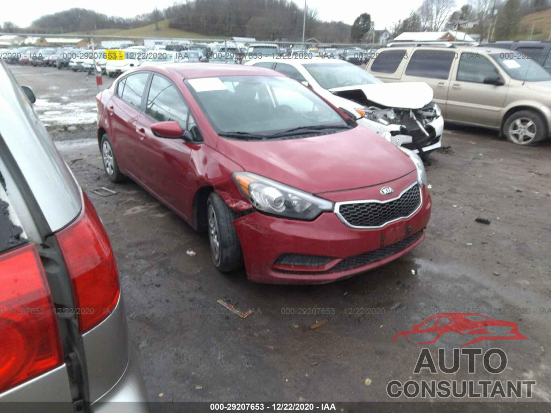 KIA FORTE 2016 - KNAFK4A6XG5470058