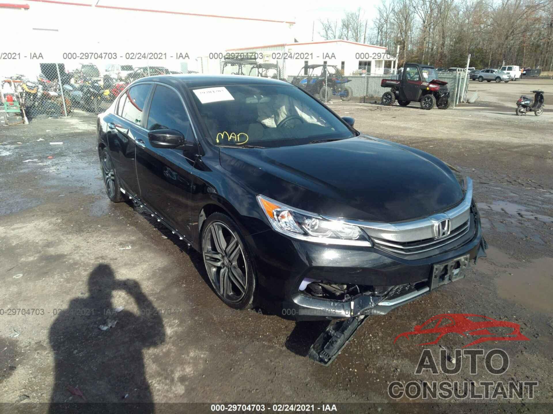 HONDA ACCORD SEDAN 2017 - 1HGCR2F5XHA186798