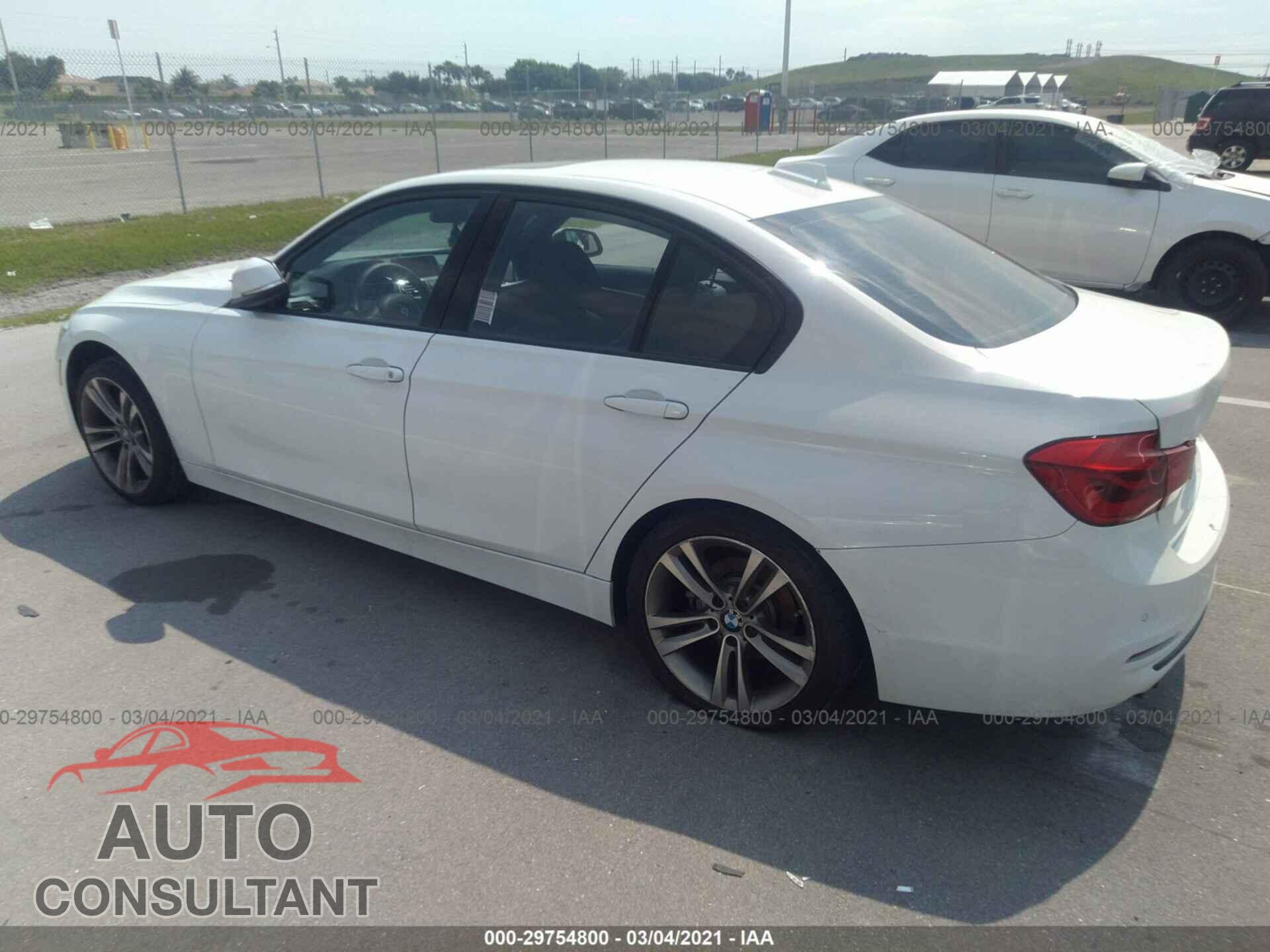 BMW 3 SERIES 2016 - WBA8E9G5XGNU28789