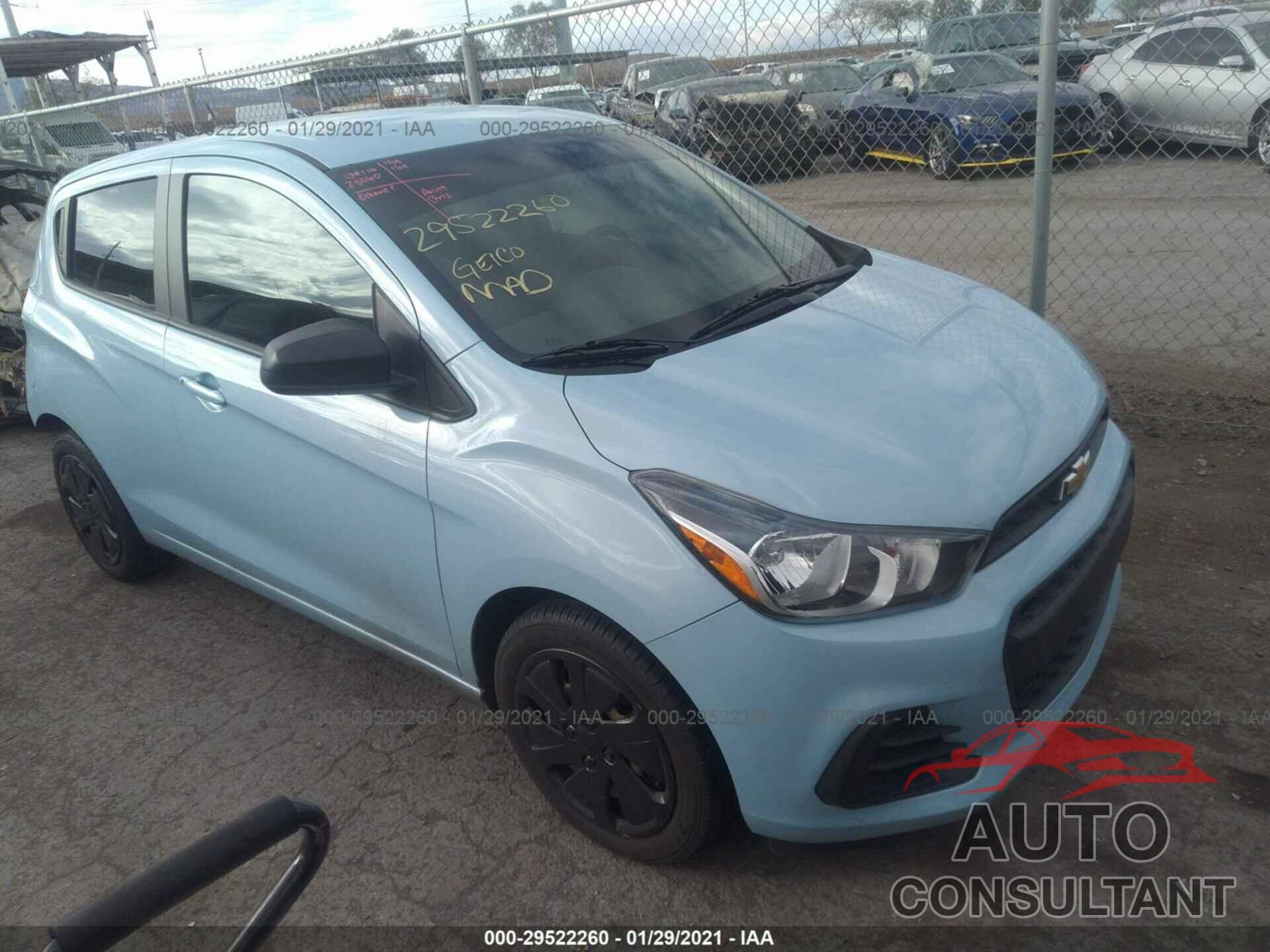 CHEVROLET SPARK 2016 - KL8CB6SA7GC621317