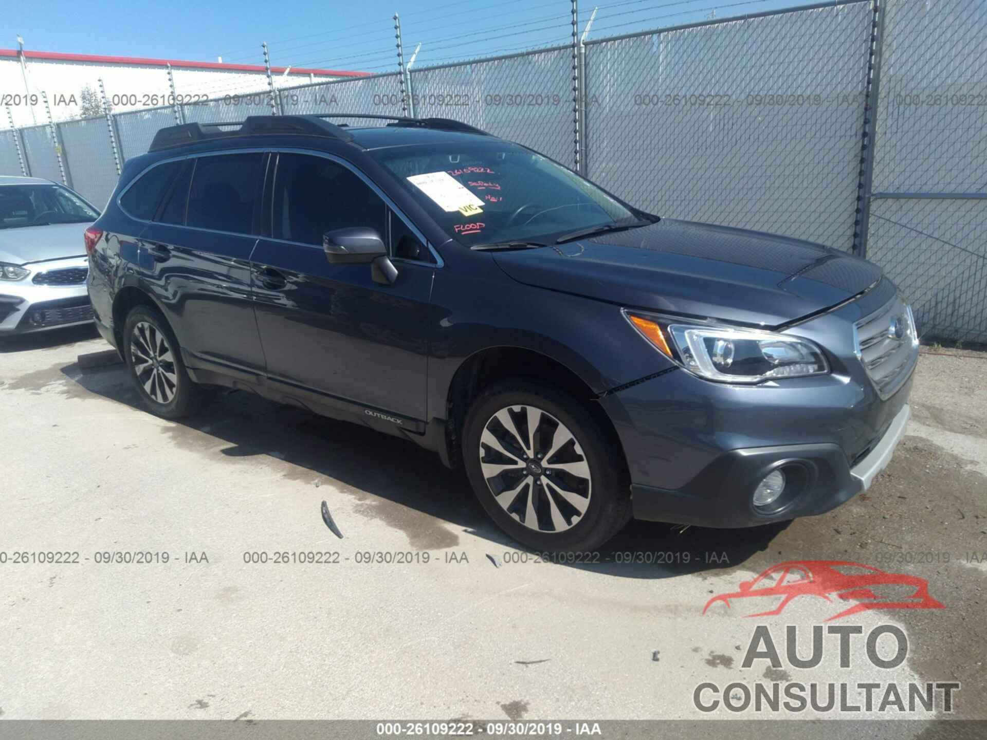 SUBARU OUTBACK 2016 - 4S4BSBNC7G3349811