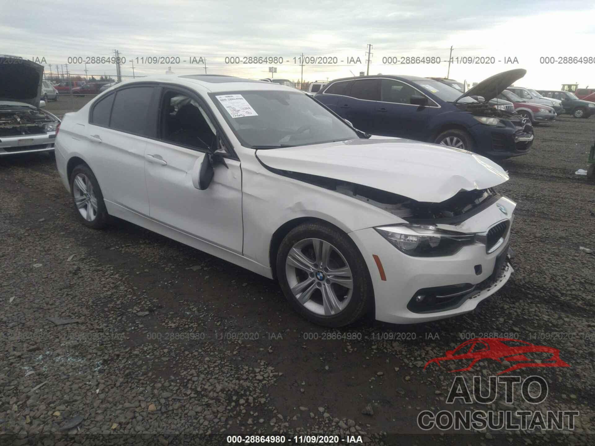 BMW 3 SERIES 2016 - WBA8E9C55GK645707