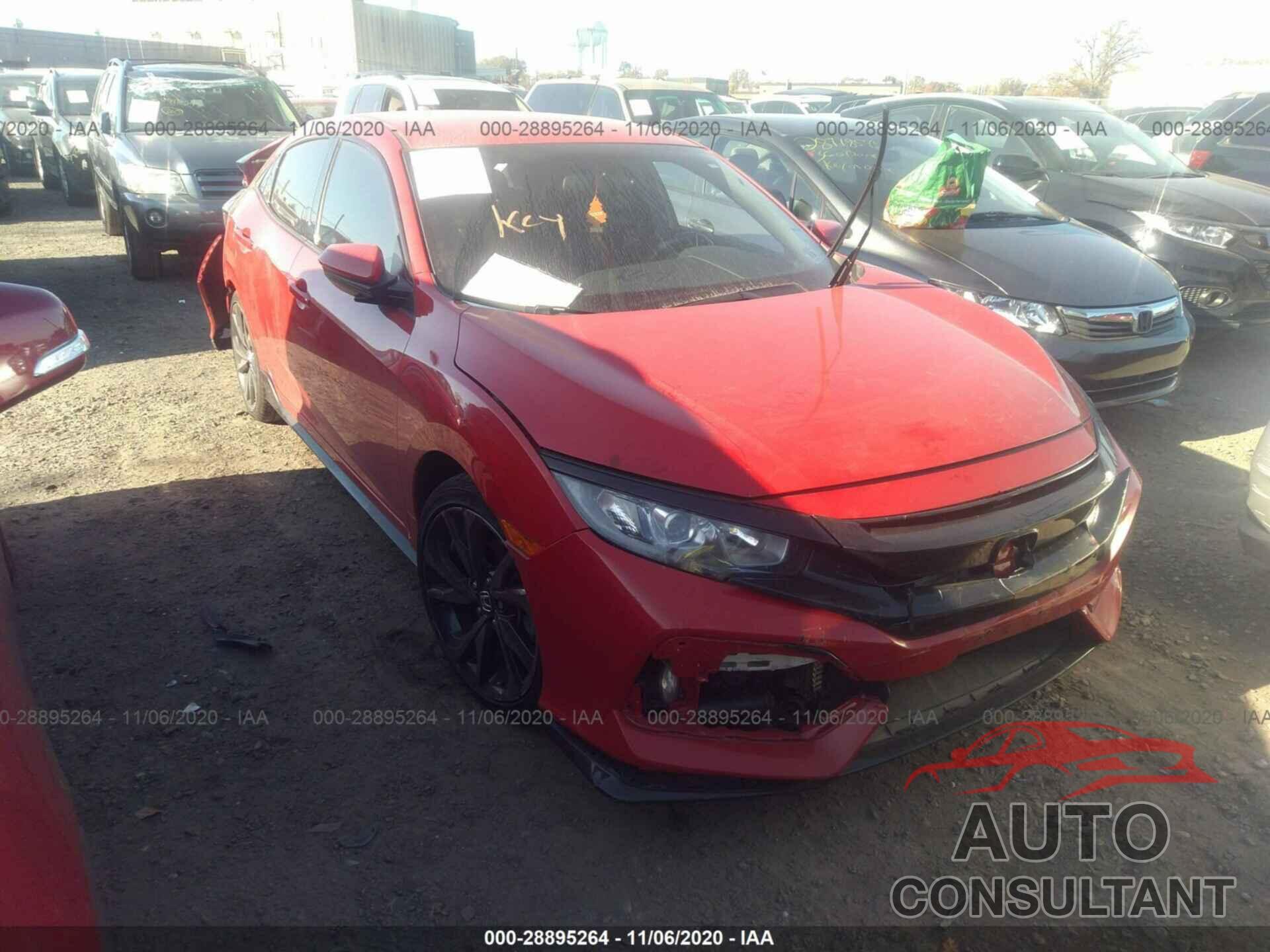 HONDA CIVIC HATCHBACK 2018 - SHHFK7H48JU421924