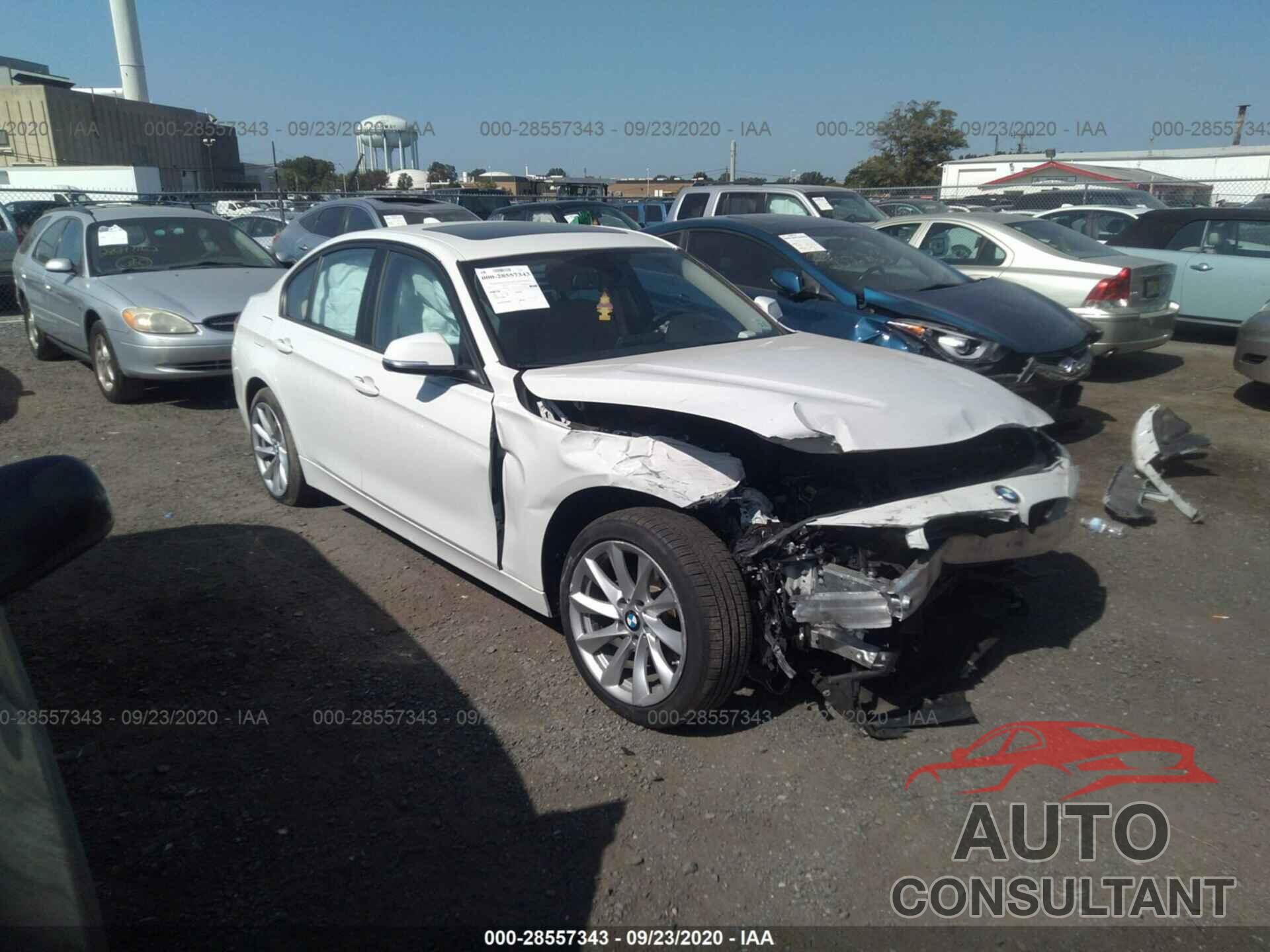 BMW 3 SERIES 2018 - WBA8A3C52JA505068