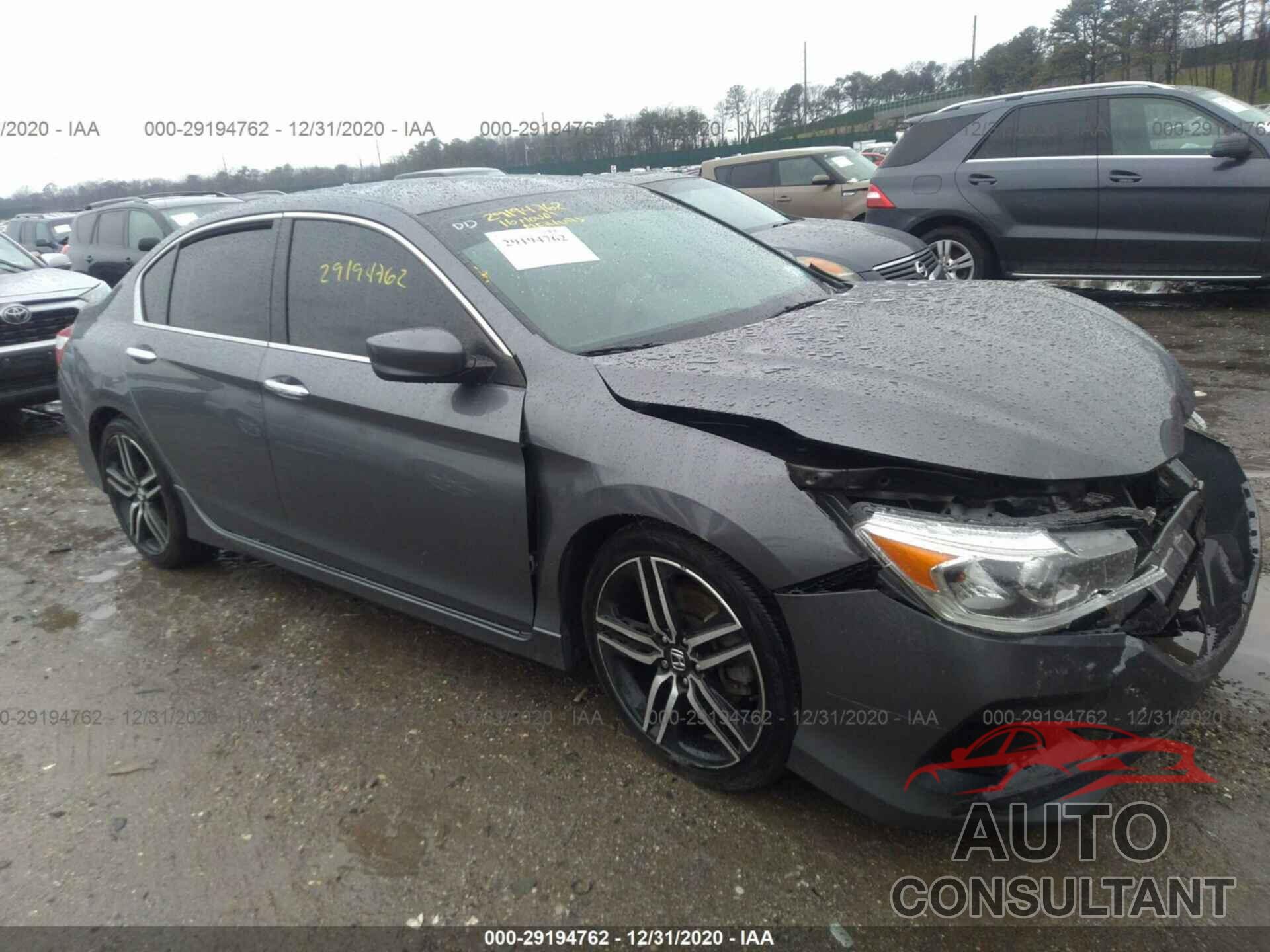 HONDA ACCORD SEDAN 2016 - 1HGCR2F51GA221128