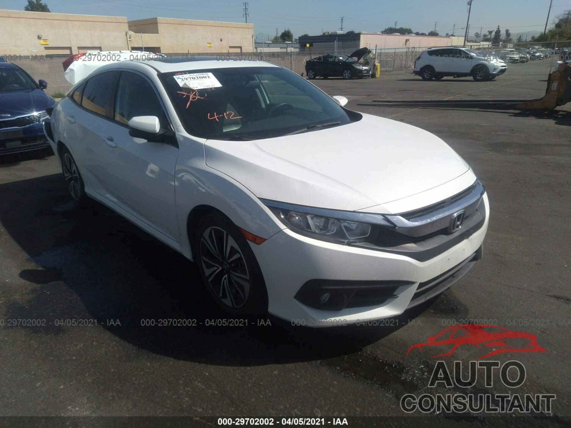 HONDA CIVIC SEDAN 2016 - 2HGFC1F30GH652911